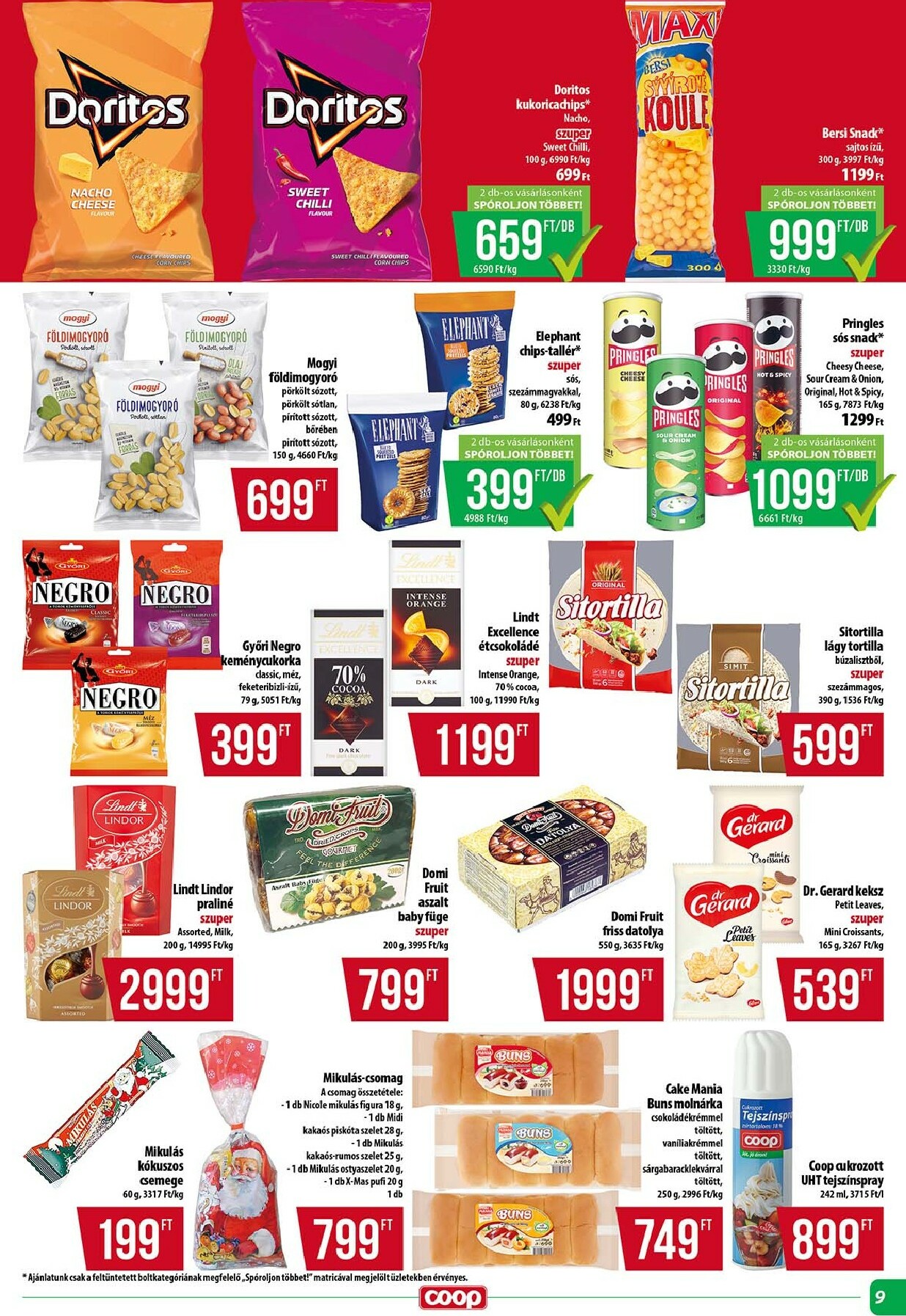 coop - Coop - Tisza Abc Szuper akciós újság, érvényes 11.13. - 11.19. - page: 9