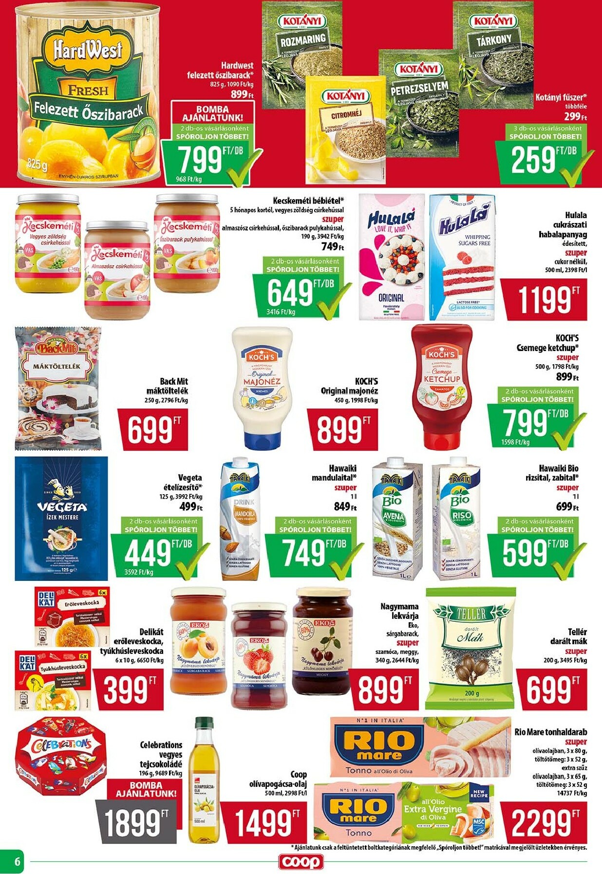 coop - Coop - Tisza Abc Szuper akciós újság, érvényes 11.13. - 11.19. - page: 6