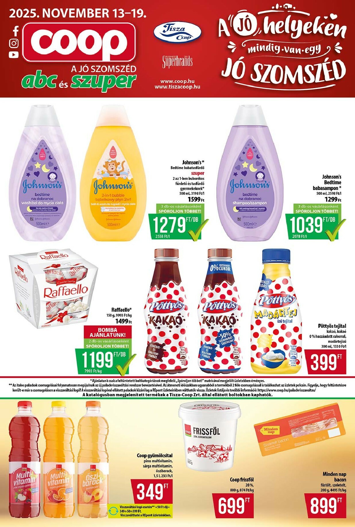 coop - Coop - Tisza Abc Szuper akciós újság, érvényes 11.13. - 11.19.