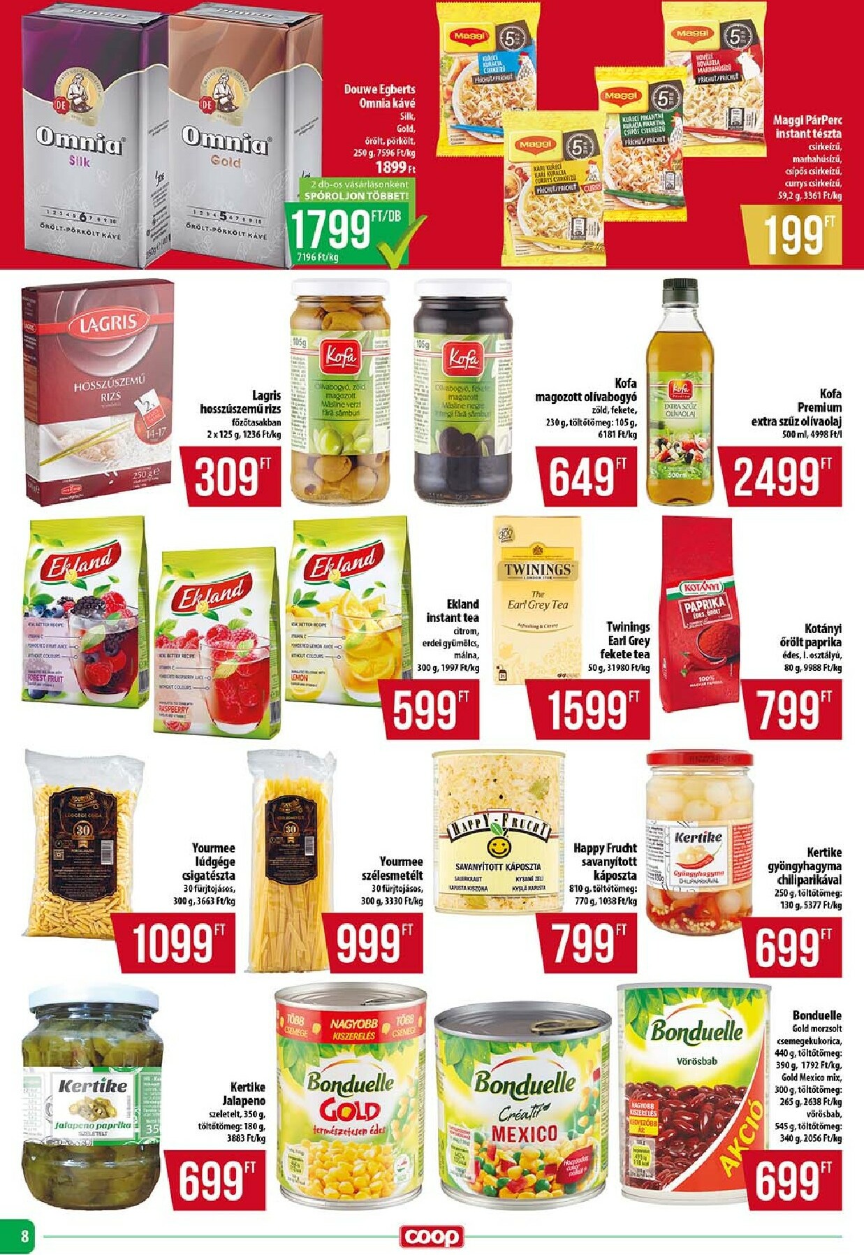 coop - Coop - Szuper Plusz akciós újság, érvényes 11.13. - 11.19. - page: 8