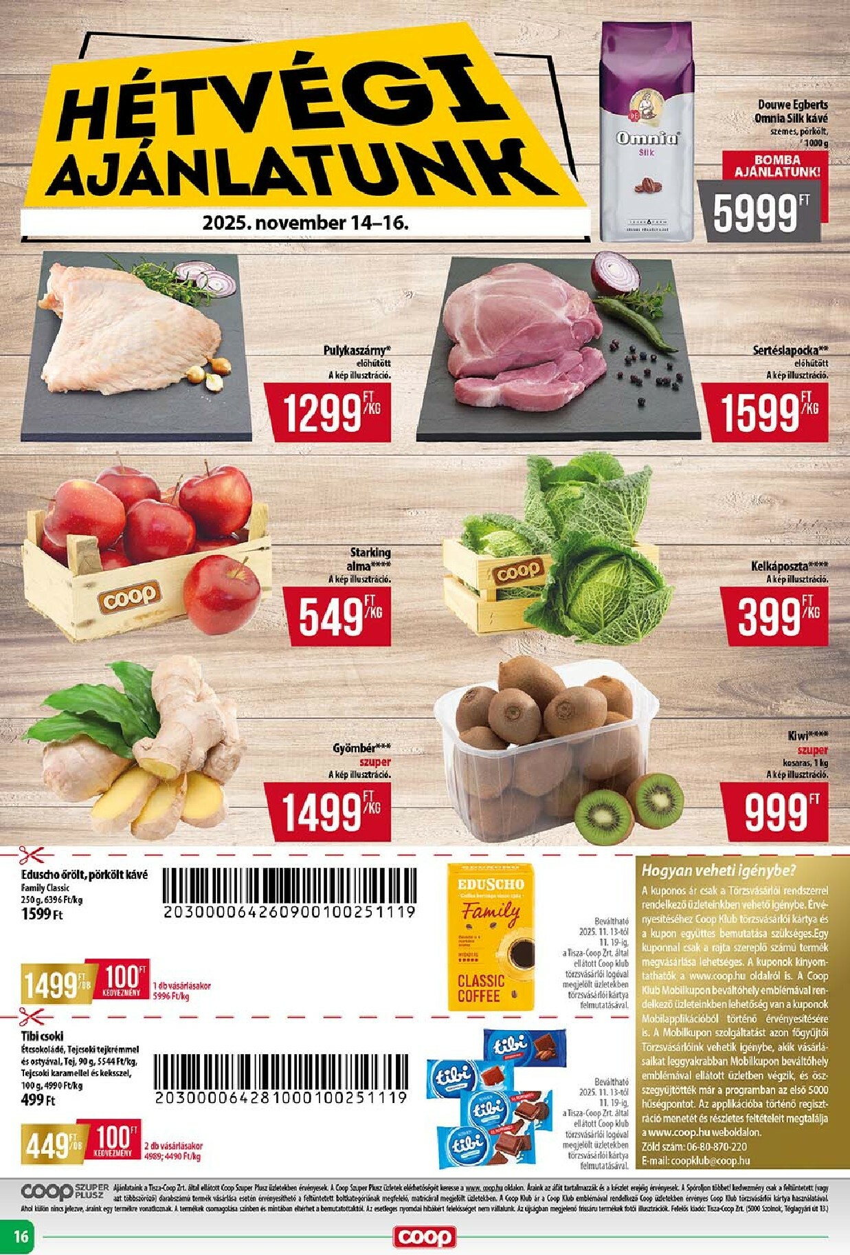 coop - Coop - Szuper Plusz akciós újság, érvényes 11.13. - 11.19. - page: 16