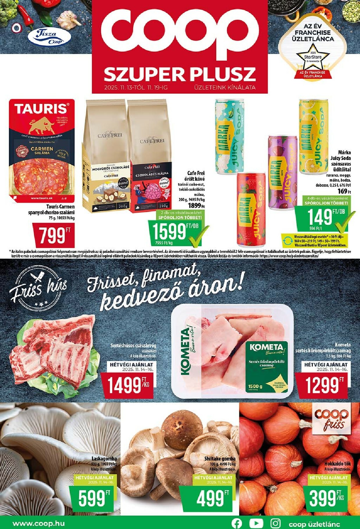 coop - Coop - Szuper Plusz akciós újság, érvényes 11.13. - 11.19.