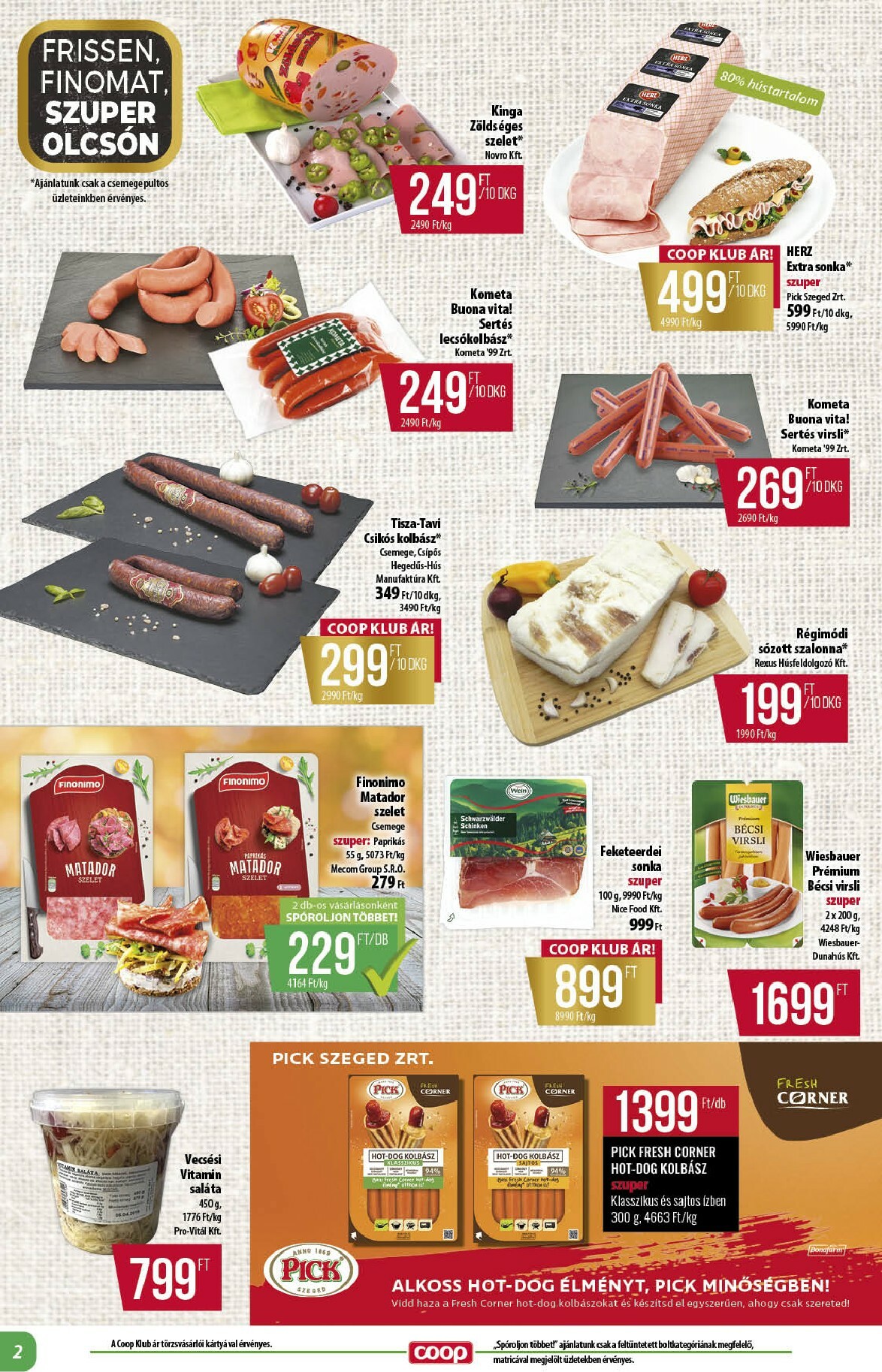 coop - Coop - Alföld akciós újság, érvényes 11.20. - 11.26. - page: 2