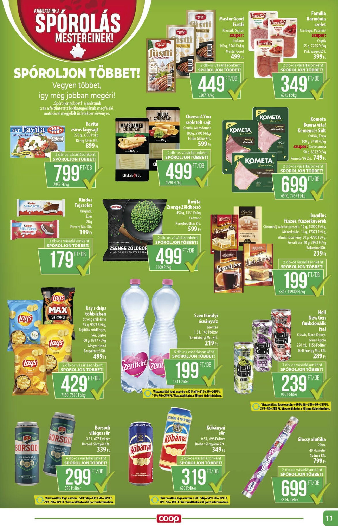 coop - Coop - Alföld akciós újság, érvényes 11.20. - 11.26. - page: 11