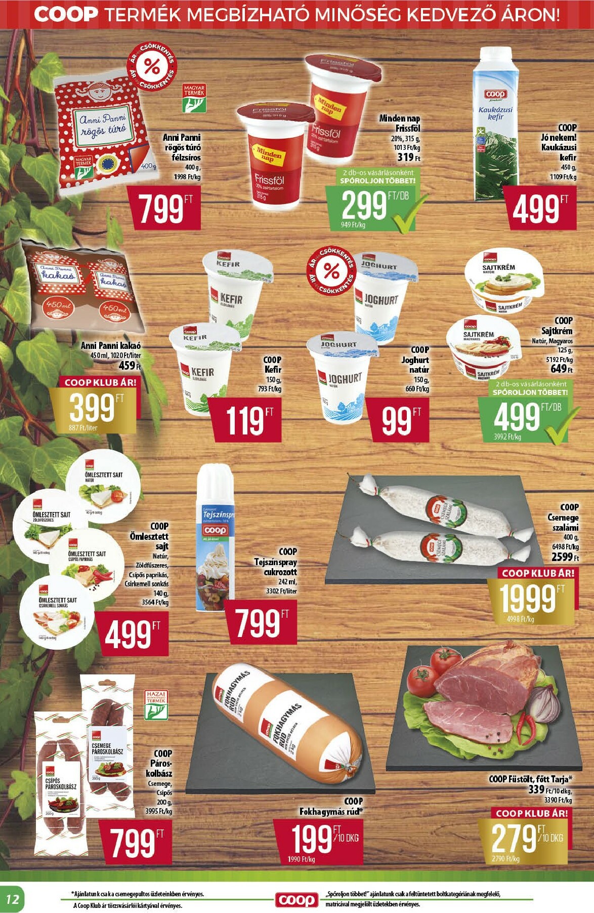 coop - Coop - Alföld akciós újság, érvényes 11.20. - 11.26. - page: 12