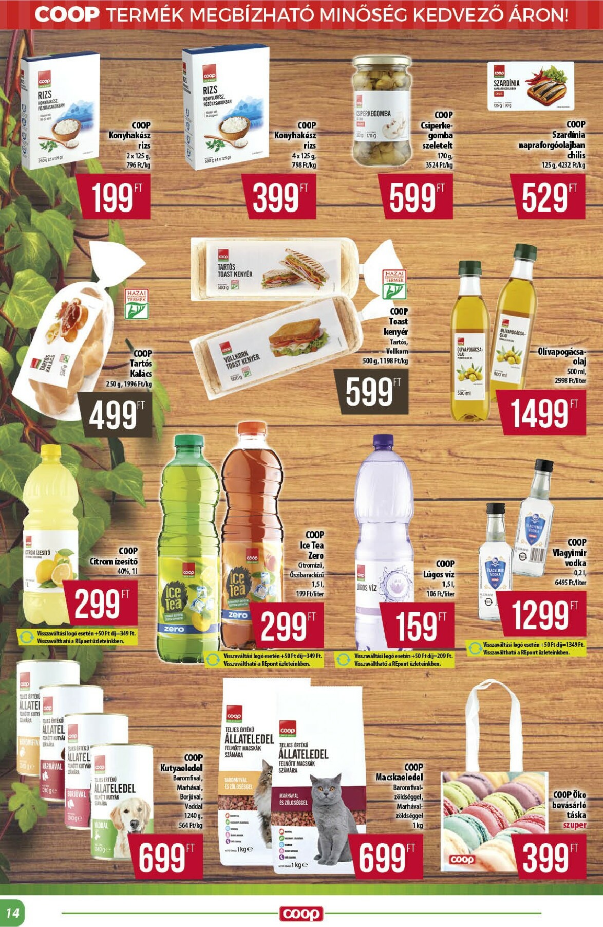 coop - Coop - Alföld akciós újság, érvényes 11.20. - 11.26. - page: 14