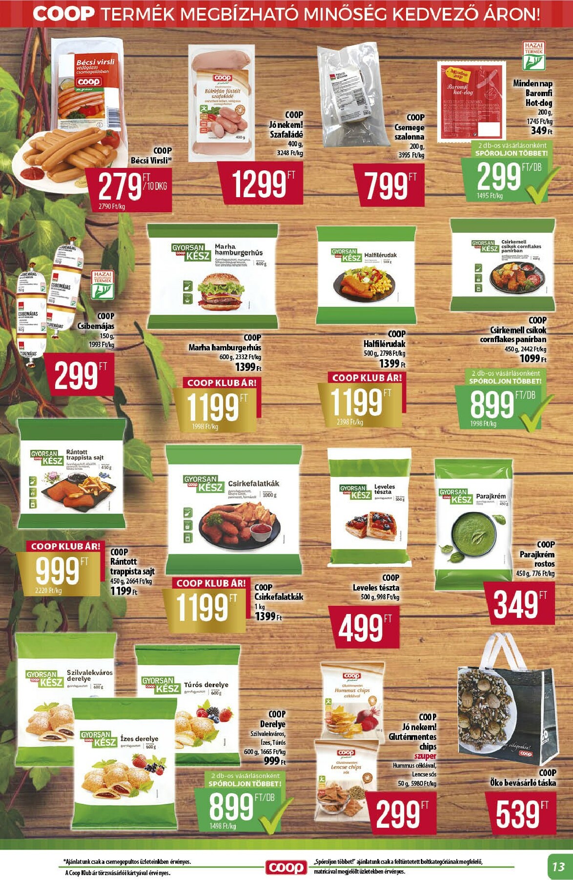 coop - Coop - Alföld akciós újság, érvényes 11.20. - 11.26. - page: 13