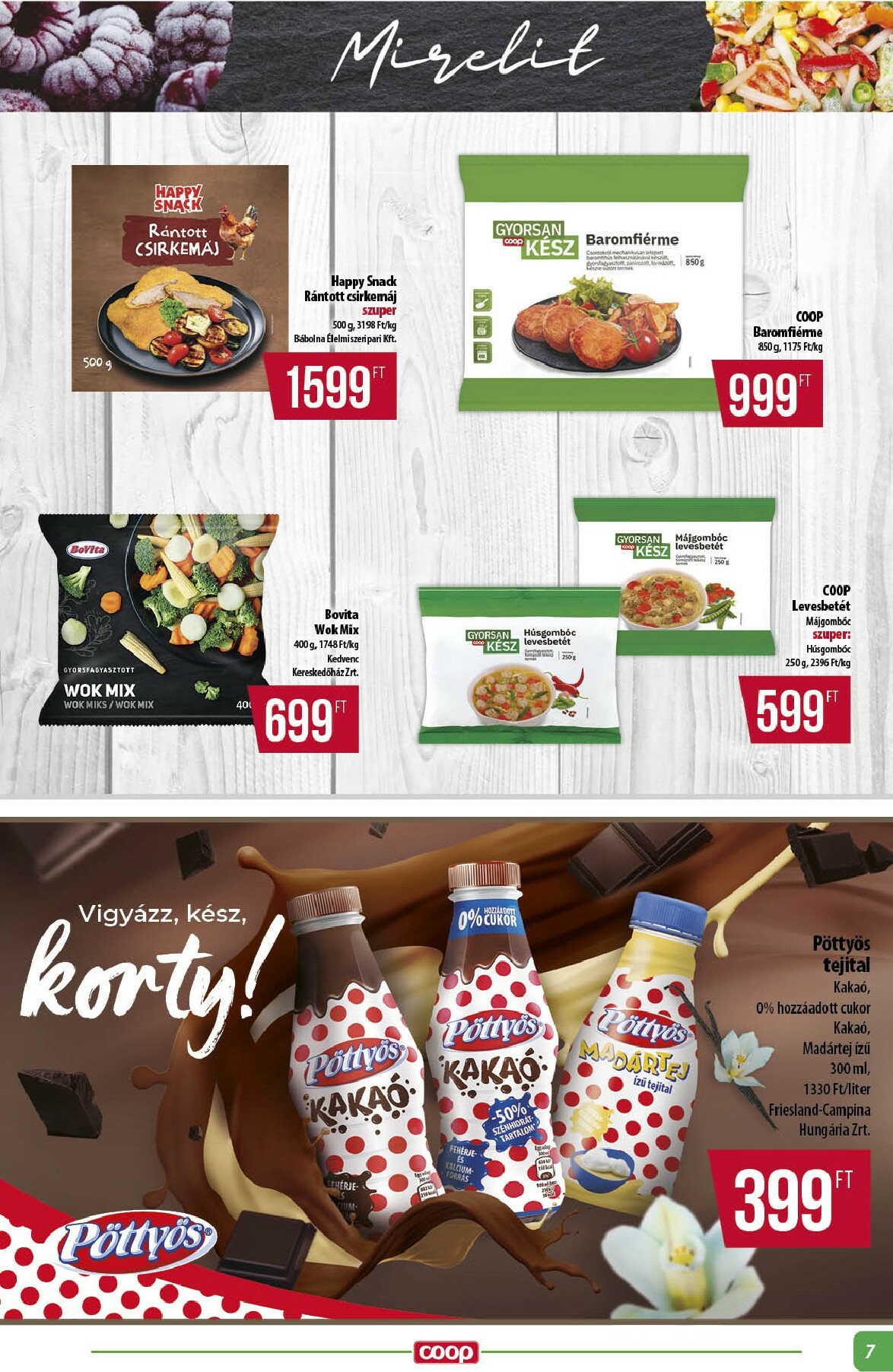 coop - Coop - Alföld akciós újság, érvényes 11.13. - 11.19. - page: 7