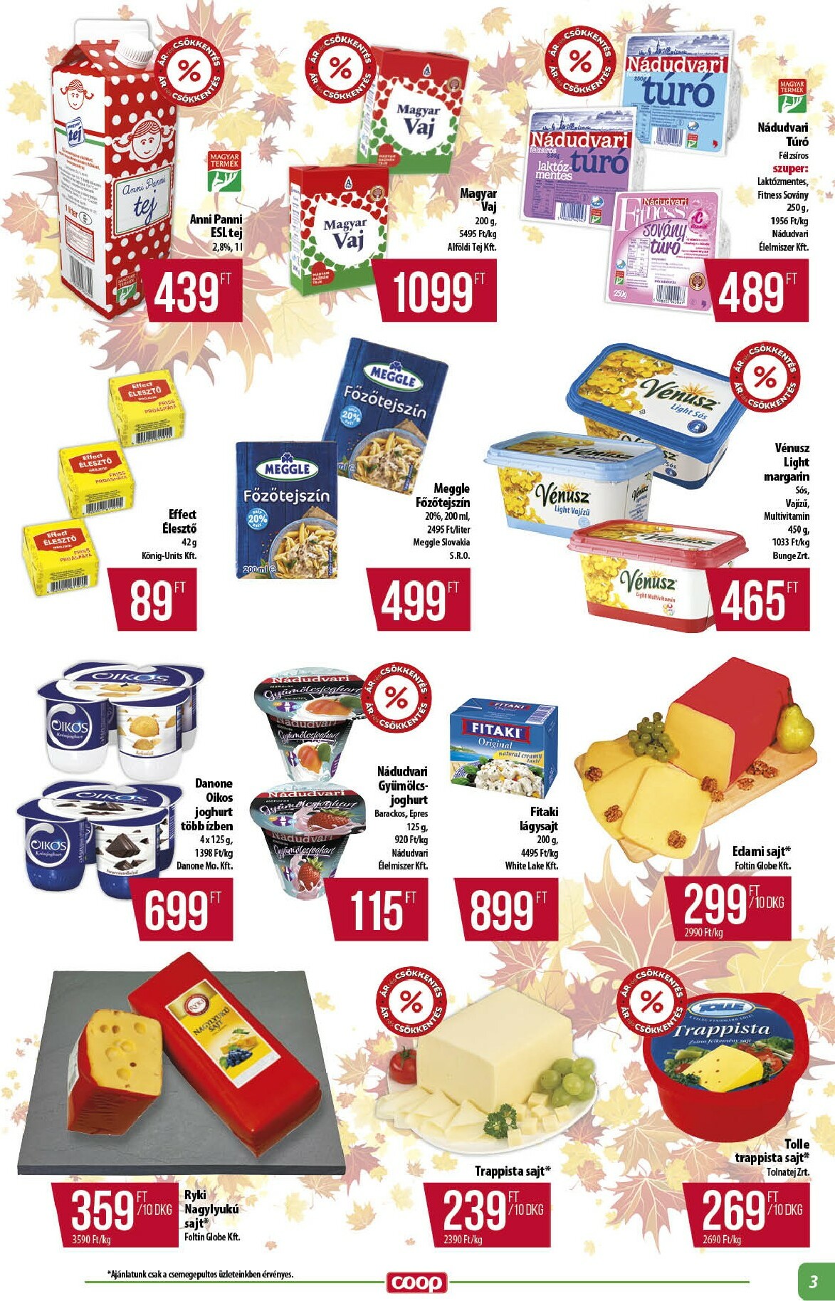 coop - Coop - Alföld akciós újság, érvényes 11.13. - 11.19. - page: 3