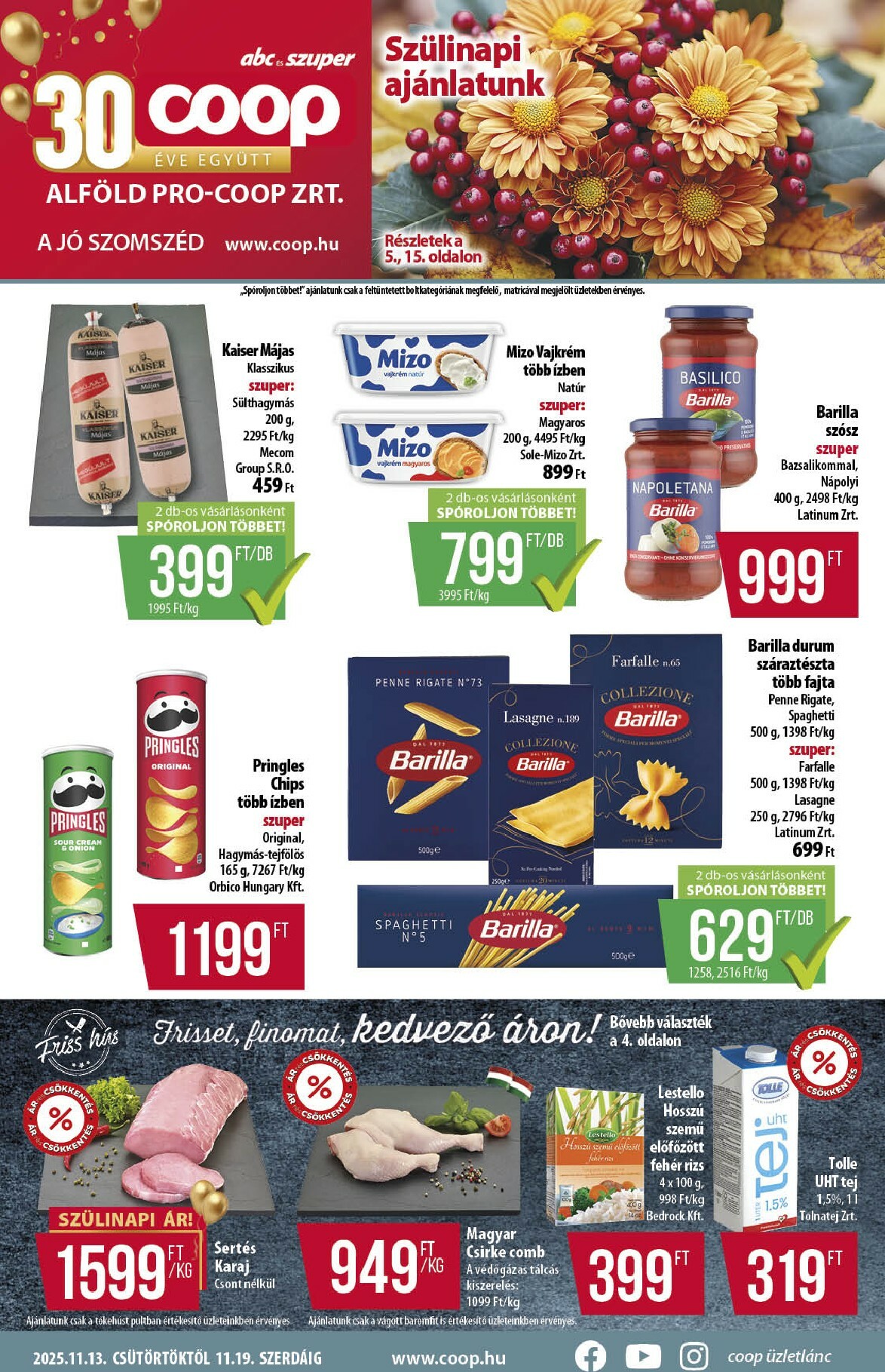coop - Coop - Alföld akciós újság, érvényes 11.13. - 11.19.