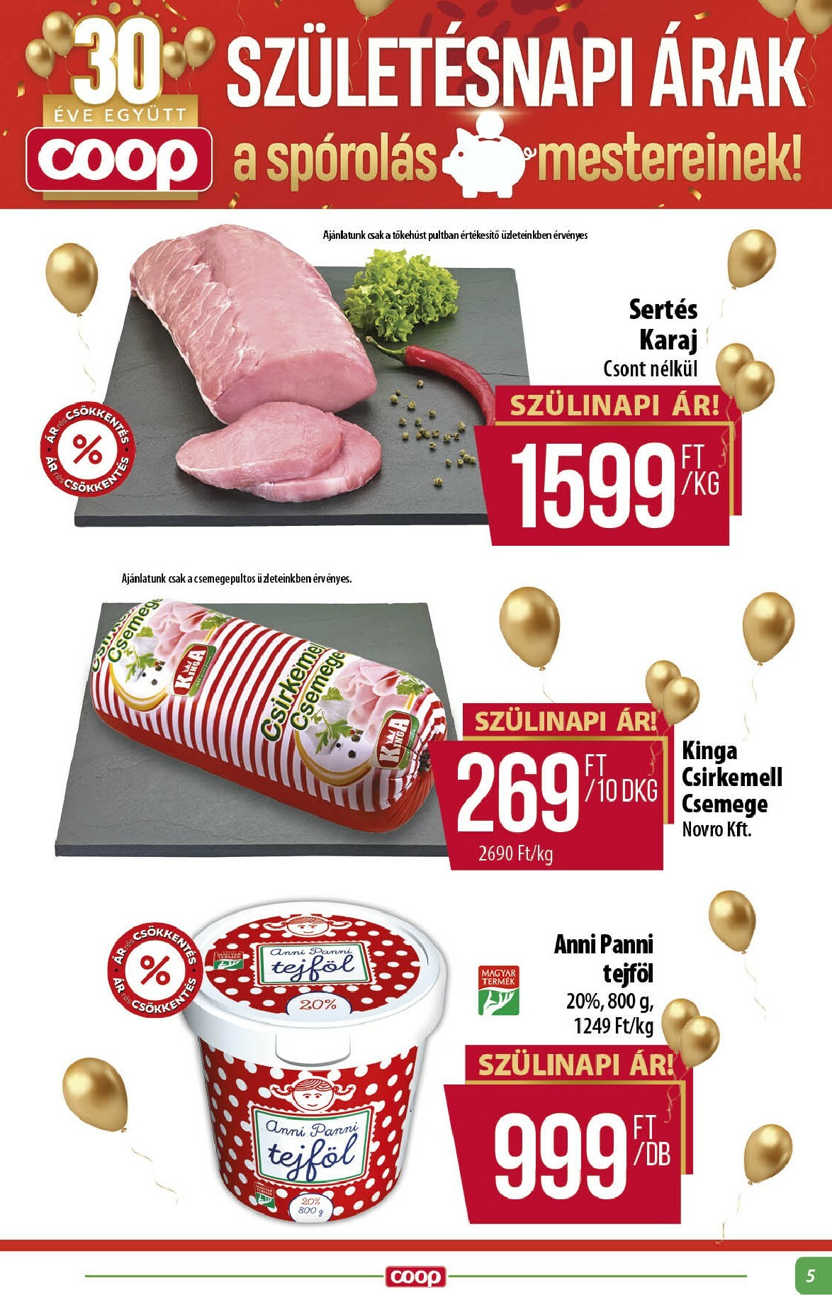 coop - Coop - Alföld akciós újság, érvényes 11.13. - 11.19. - page: 5