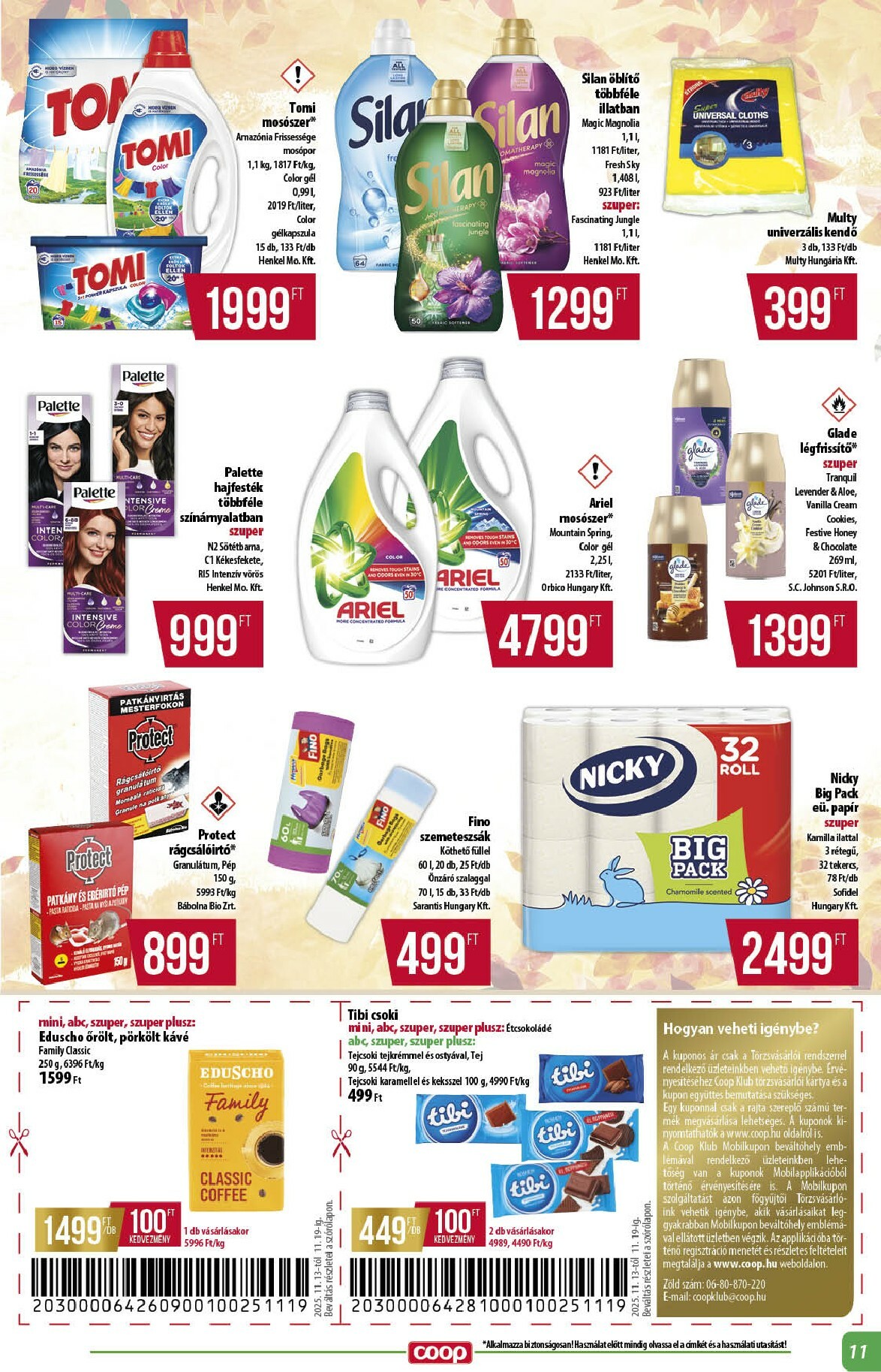 coop - Coop - Alföld akciós újság, érvényes 11.13. - 11.19. - page: 11