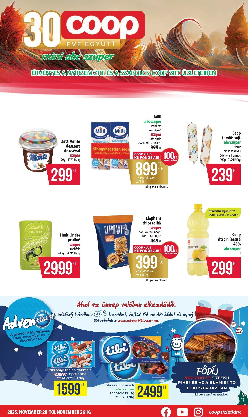 coop - Coop - Nyírzem/Szabolcs Coop akciós újság, érvényes 11.20. - 11.26.