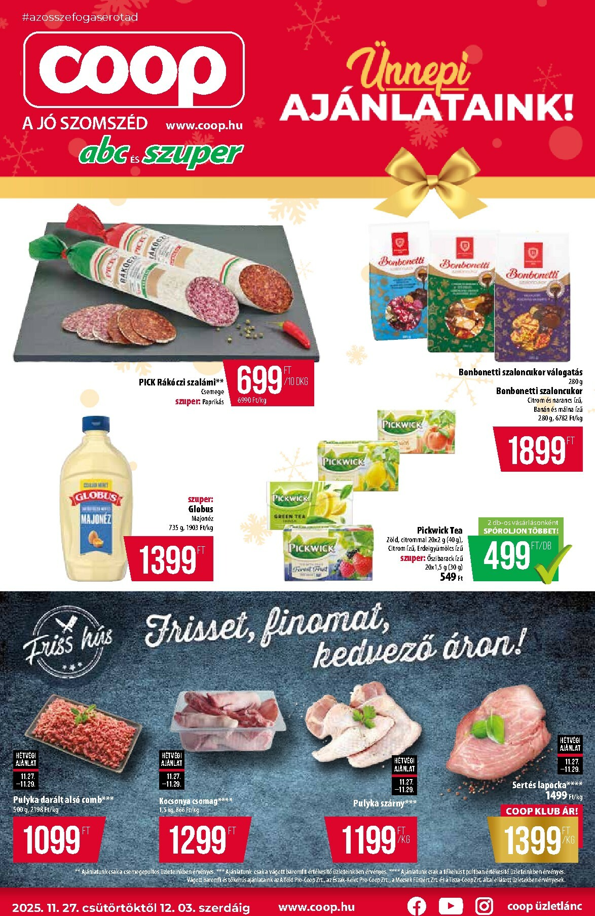 coop - Coop - Abc-Szuper akciós újság, érvényes 11.27. - 12.03.