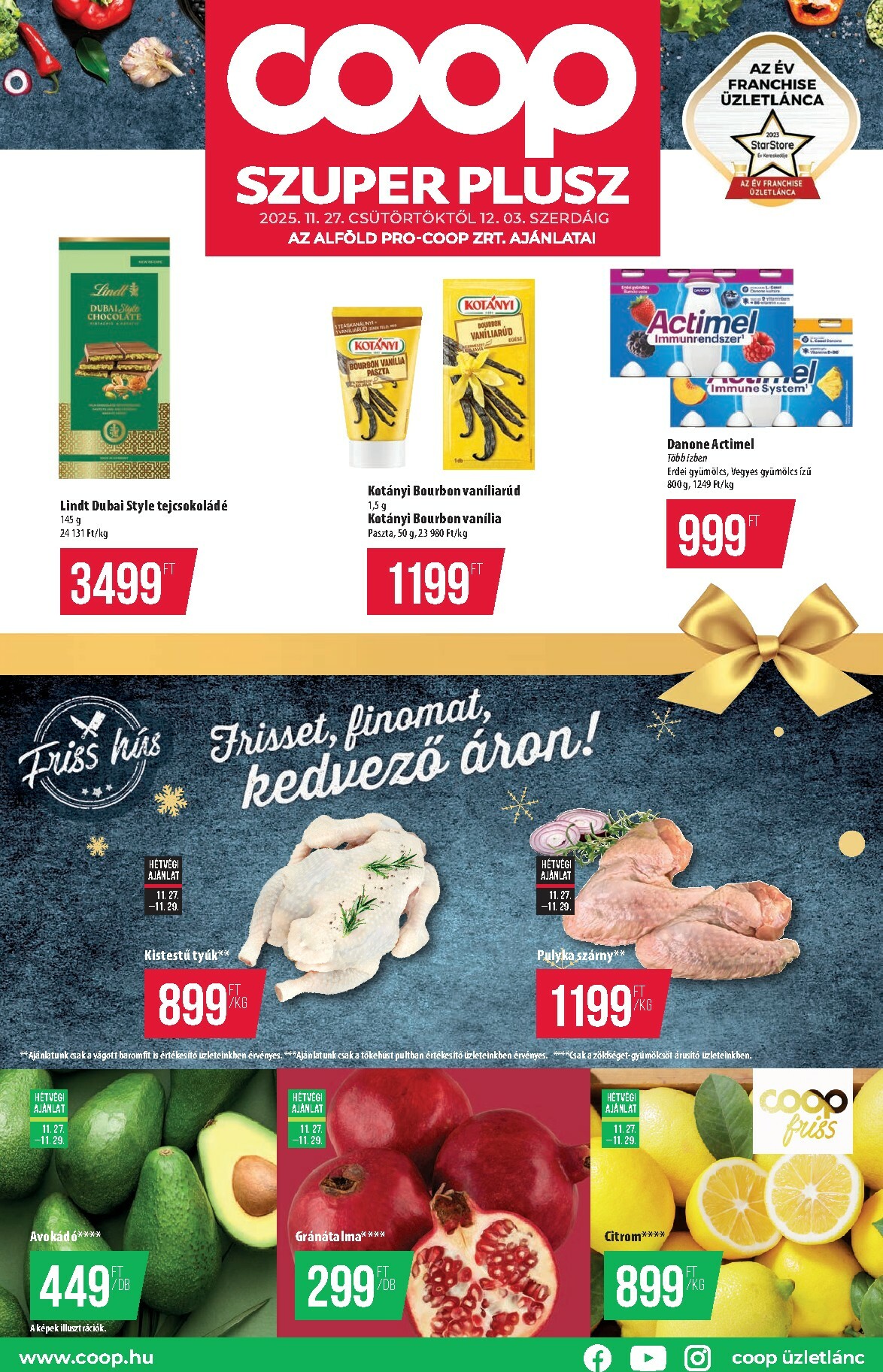 coop - Coop - Szuper Plusz Alföld akciós újság, érvényes 11.27. - 12.03.