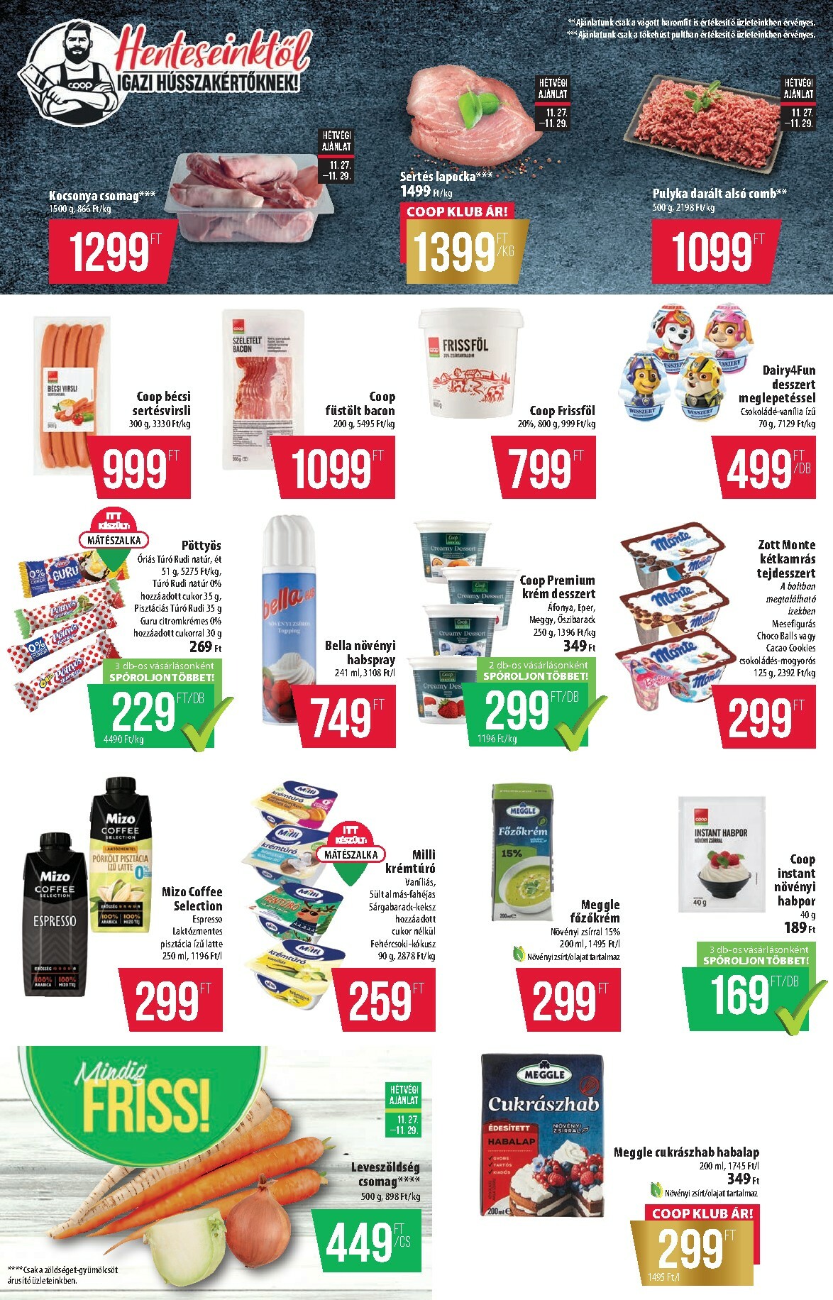 coop - Coop - Szuper Plusz Észak-Kelet akciós újság, érvényes 11.27. - 12.03. - page: 3