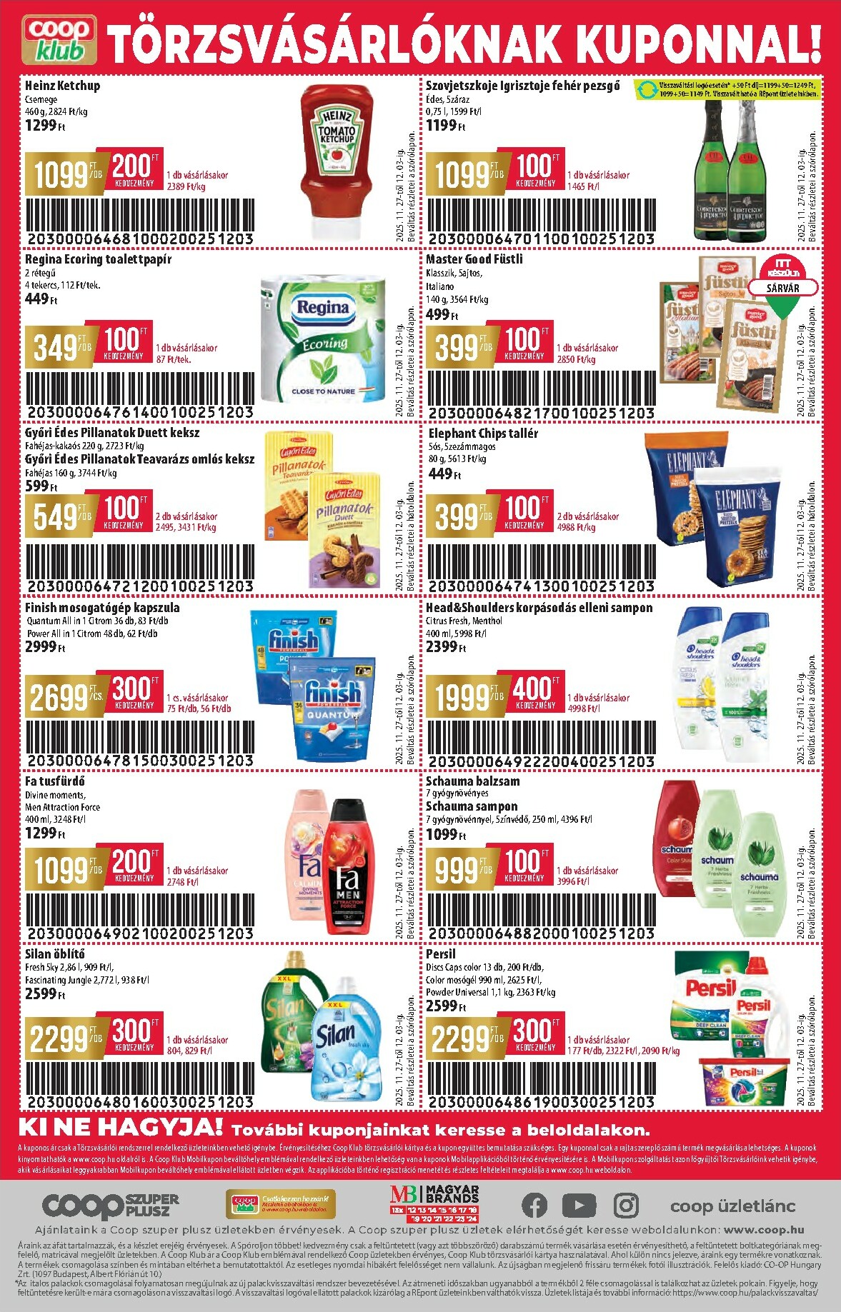 coop - Coop - Szuper Plusz Tisza akciós újság, érvényes 11.27. - 12.03. - page: 12