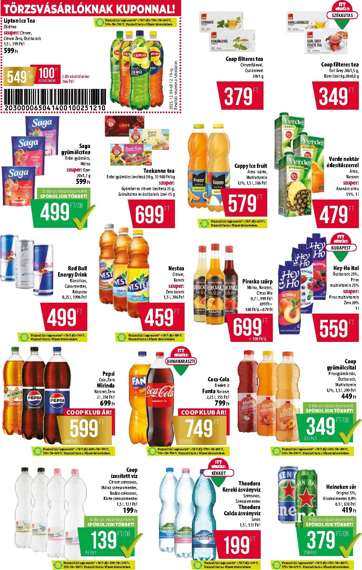 coop - Coop - Abc Szuper Alföld akciós újság, érvényes 12.04. - 12.10. - page: 10