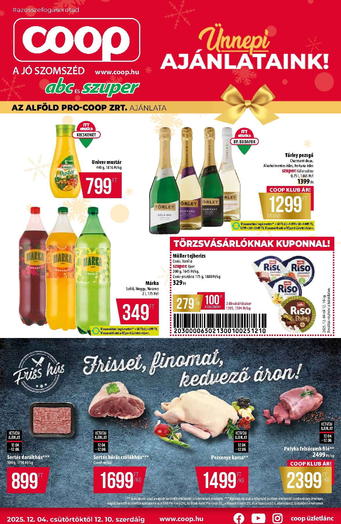 coop - Coop - Abc Szuper Alföld akciós újság, érvényes 12.04. - 12.10.