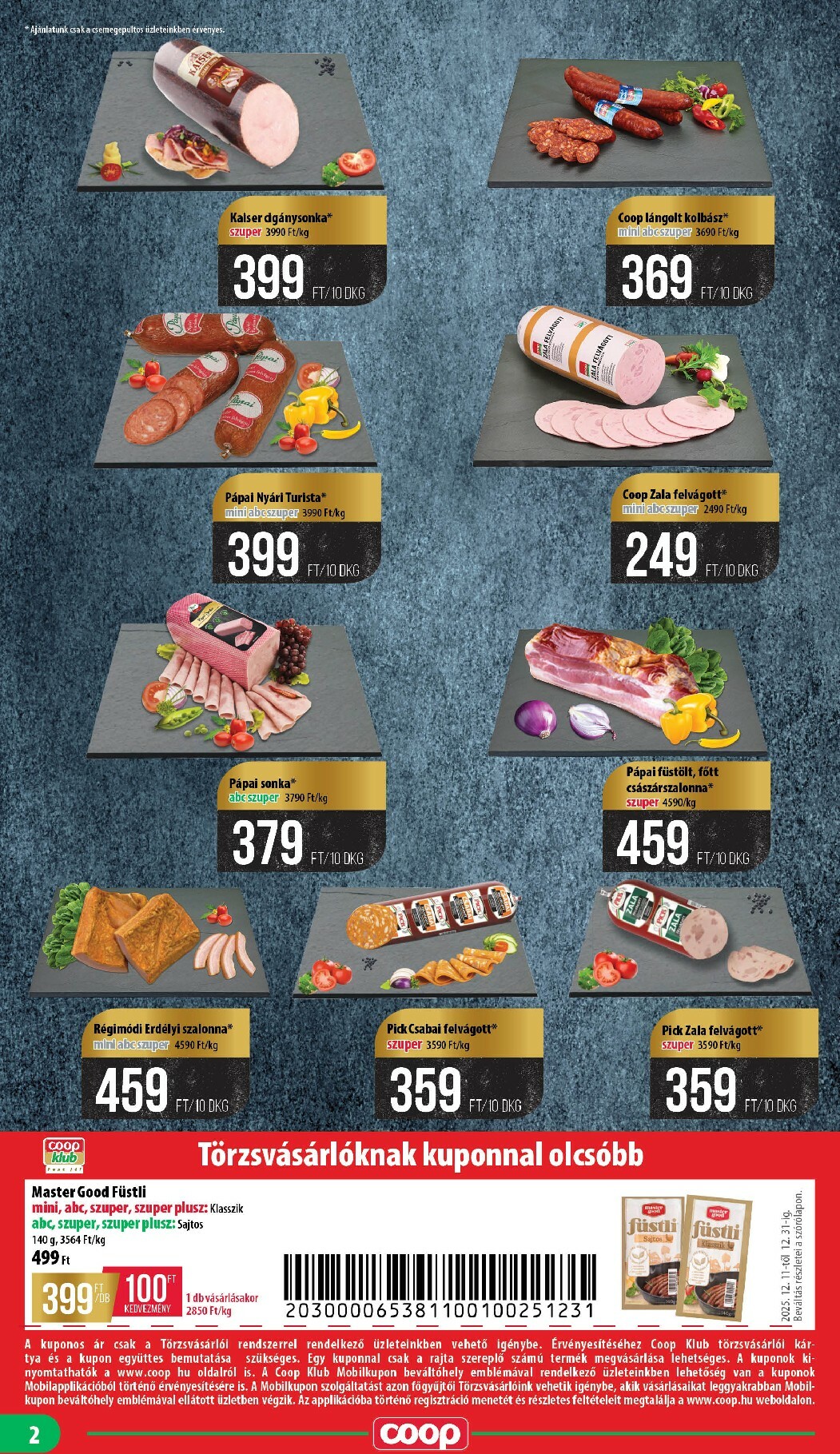 coop - Coop - Mini Abc Szuper Mecsek akciós újság, érvényes 12.11. - 12.17. - page: 2