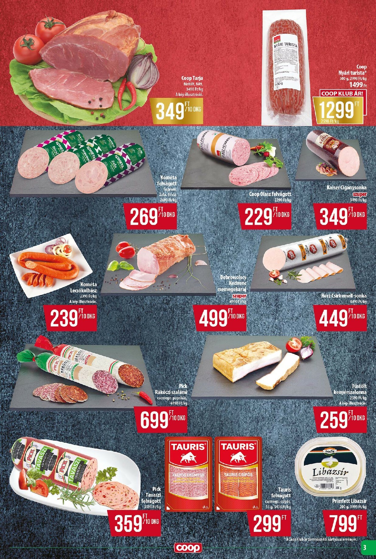 coop - Coop - Abc-Szuper Tisza akciós újság, érvényes 12.11. - 12.17. - page: 3