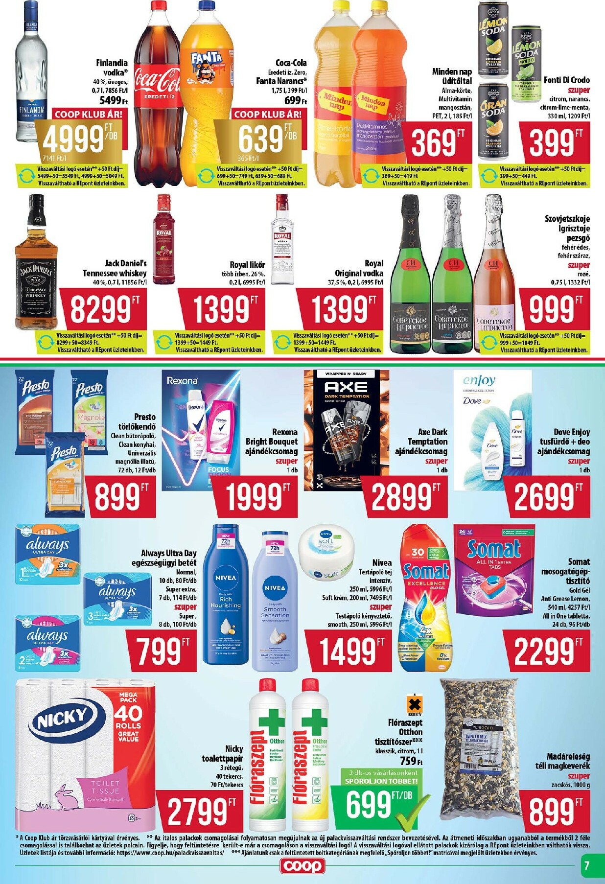 coop - Coop - Abc-Szuper Tisza akciós újság, érvényes 12.11. - 12.17. - page: 7