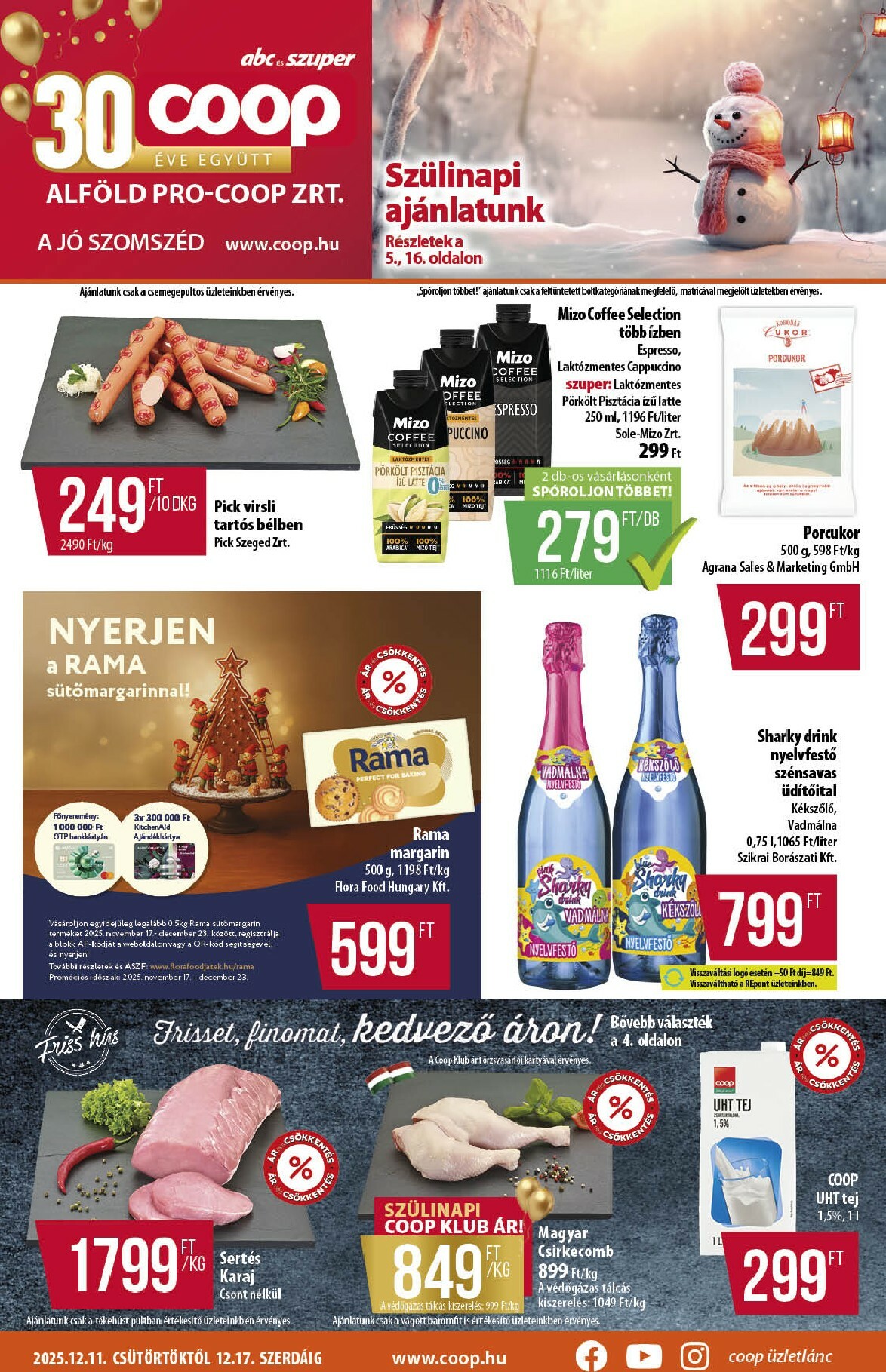 coop - Coop - Abc-Szuper Alföld akciós újság, érvényes 12.11. - 12.17.