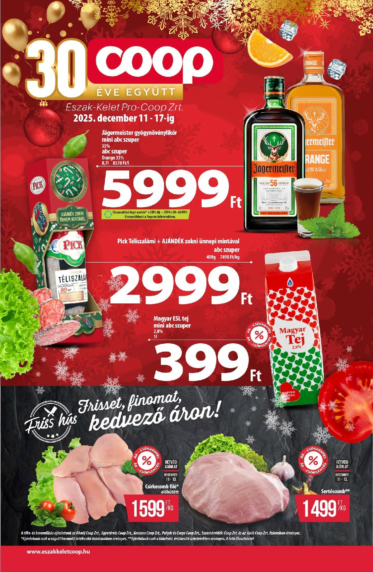 coop - Coop - Észak-Kelet akciós újság, érvényes 12.11. - 12.17. - page: 1