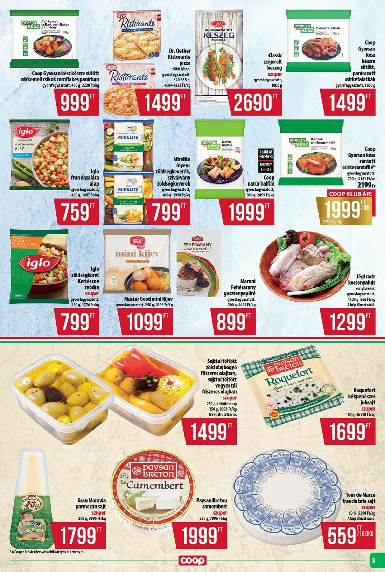 coop - Coop - Tisza Abc-Szuper akciós újság, érvényes 12.18. - 12.23. - page: 3