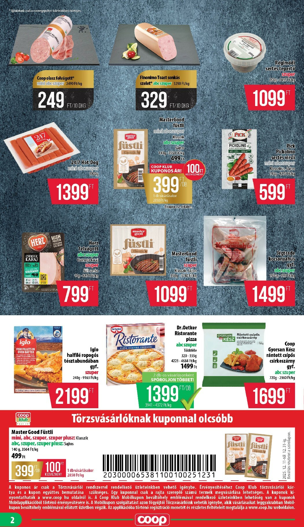 coop - Coop - Mini Abc Szuper Mecsek akciós újság, érvényes 12.18. - 12.31. - page: 2