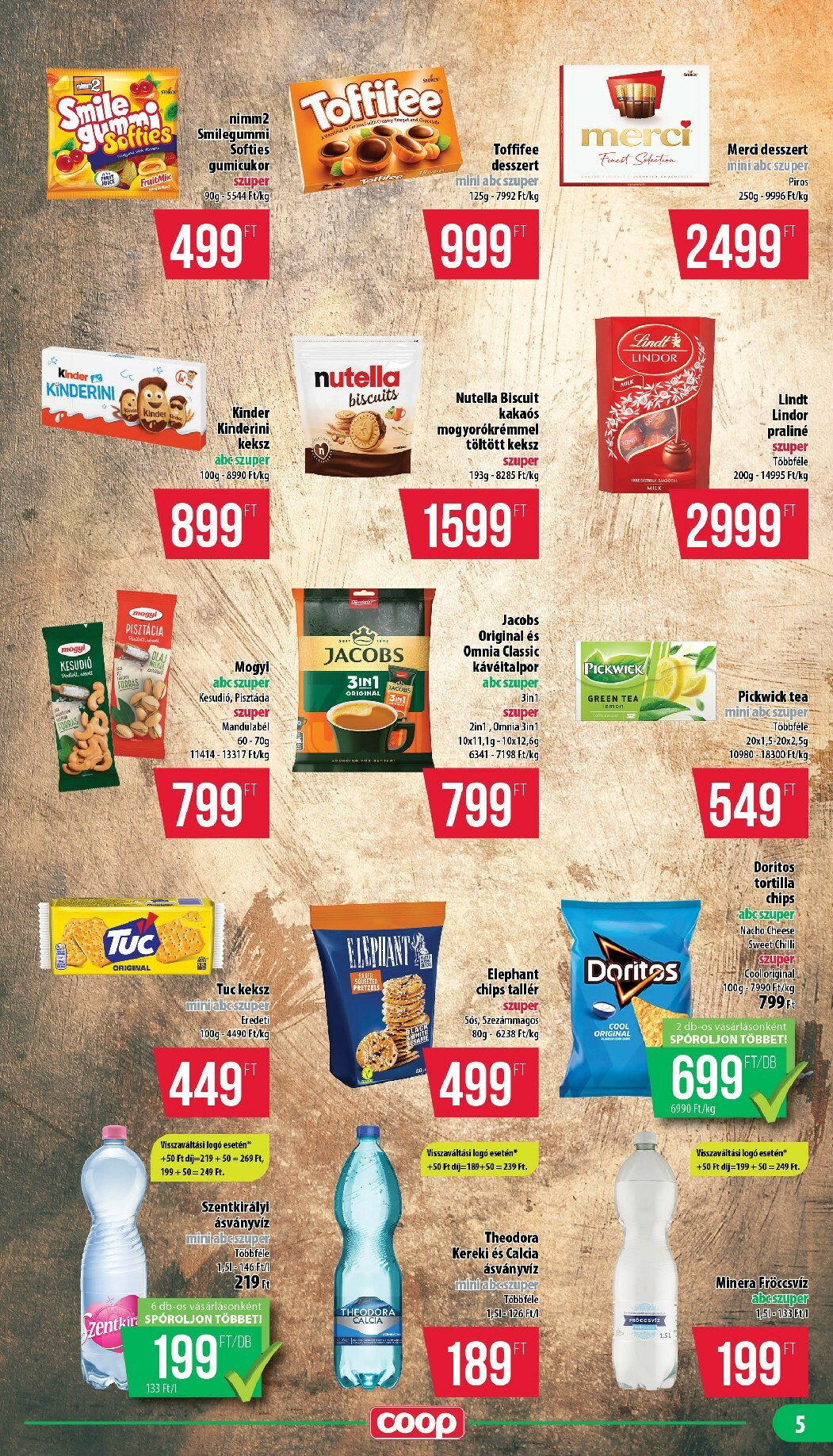 coop - Coop - Mini Abc Szuper Mecsek akciós újság, érvényes 12.18. - 12.31. - page: 5