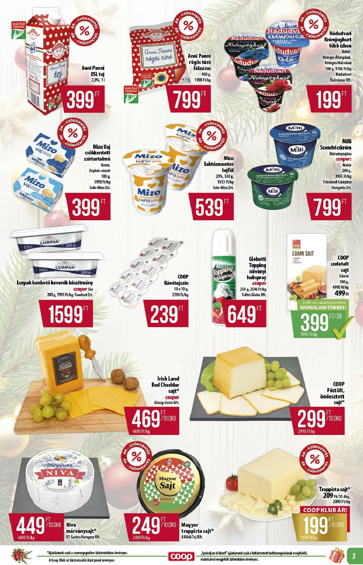 coop - Coop - Alföld Abc-Szuper akciós újság, érvényes 12.18. - 12.31. - page: 3