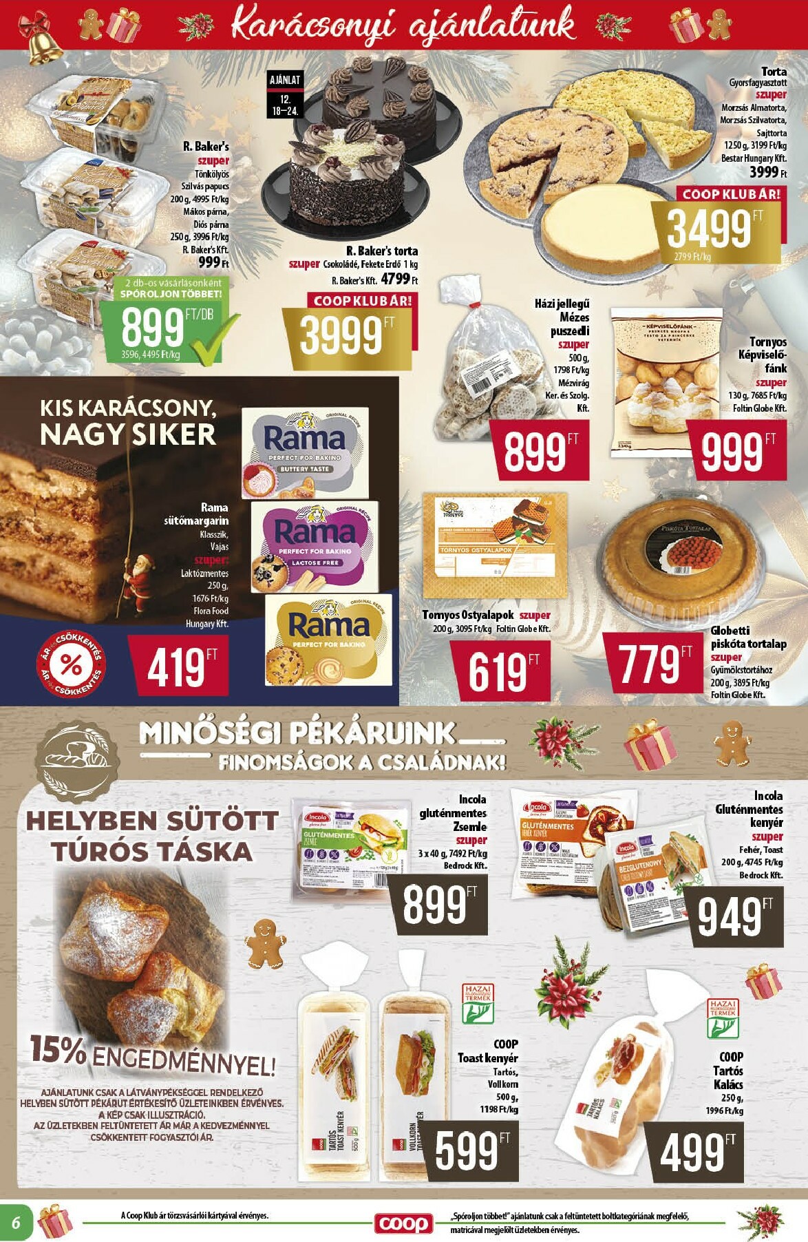 coop - Coop - Alföld Abc-Szuper akciós újság, érvényes 12.18. - 12.31. - page: 6