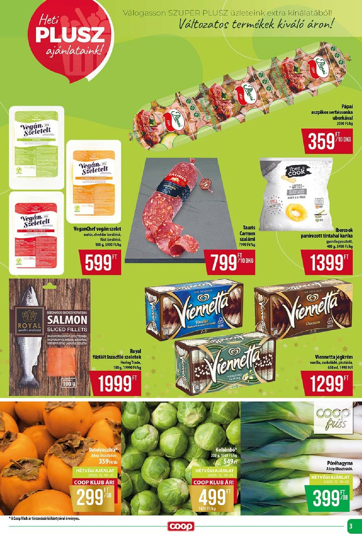 coop - Coop - Szuper Plusz akciós újság, érvényes 12.18. - 12.23. - page: 3