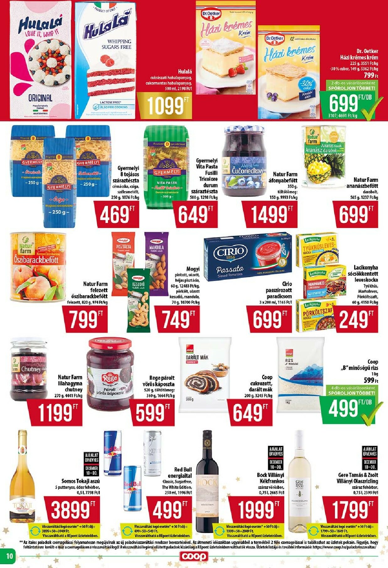 coop - Coop - Szuper Plusz akciós újság, érvényes 12.18. - 12.23. - page: 10
