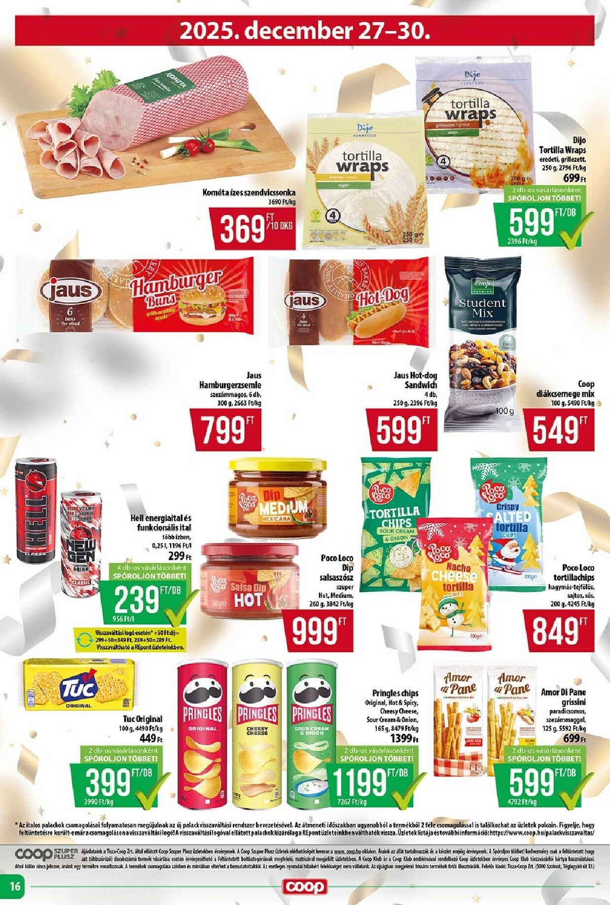 coop - Coop - Szuper Plusz akciós újság, érvényes 12.18. - 12.23. - page: 16
