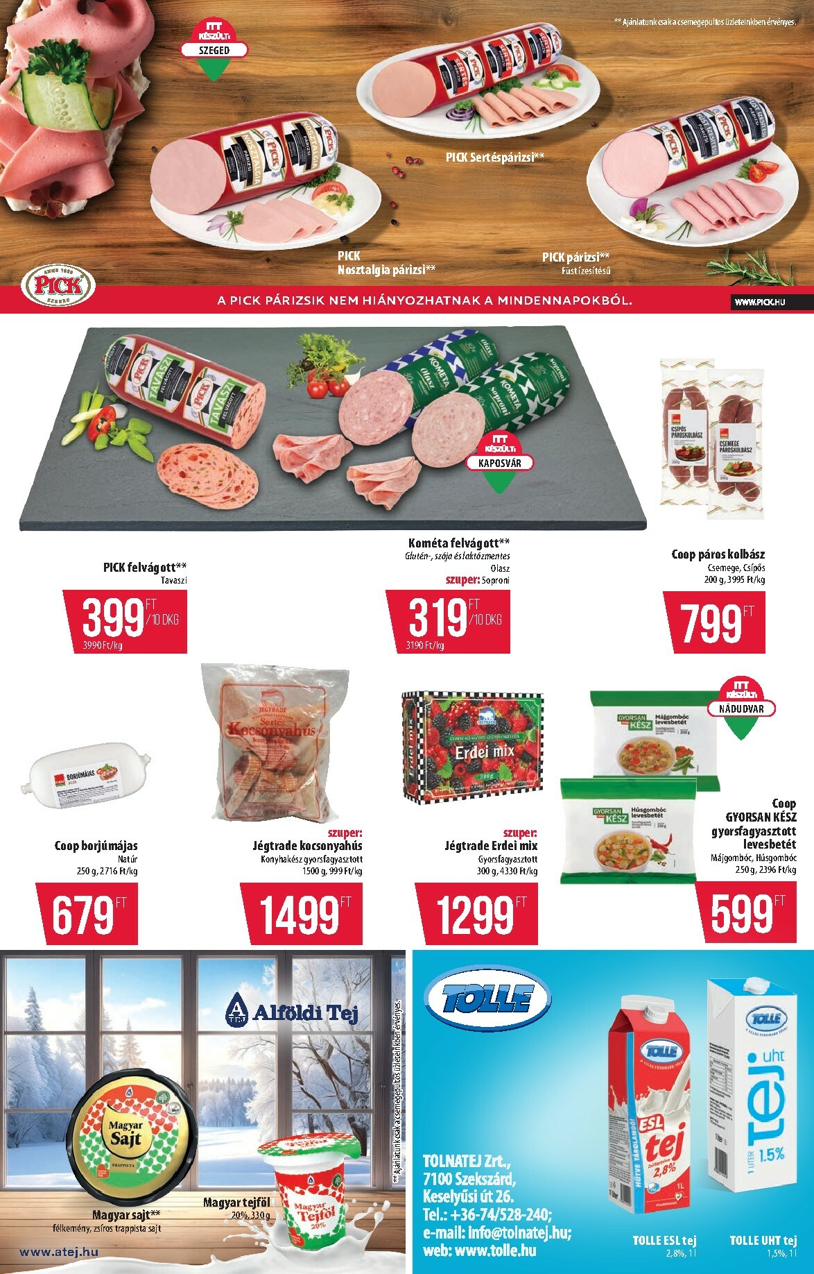 coop - Coop - Alföld - Abc-Szuper akciós újság, érvényes 01.02. - 01.07. - page: 4