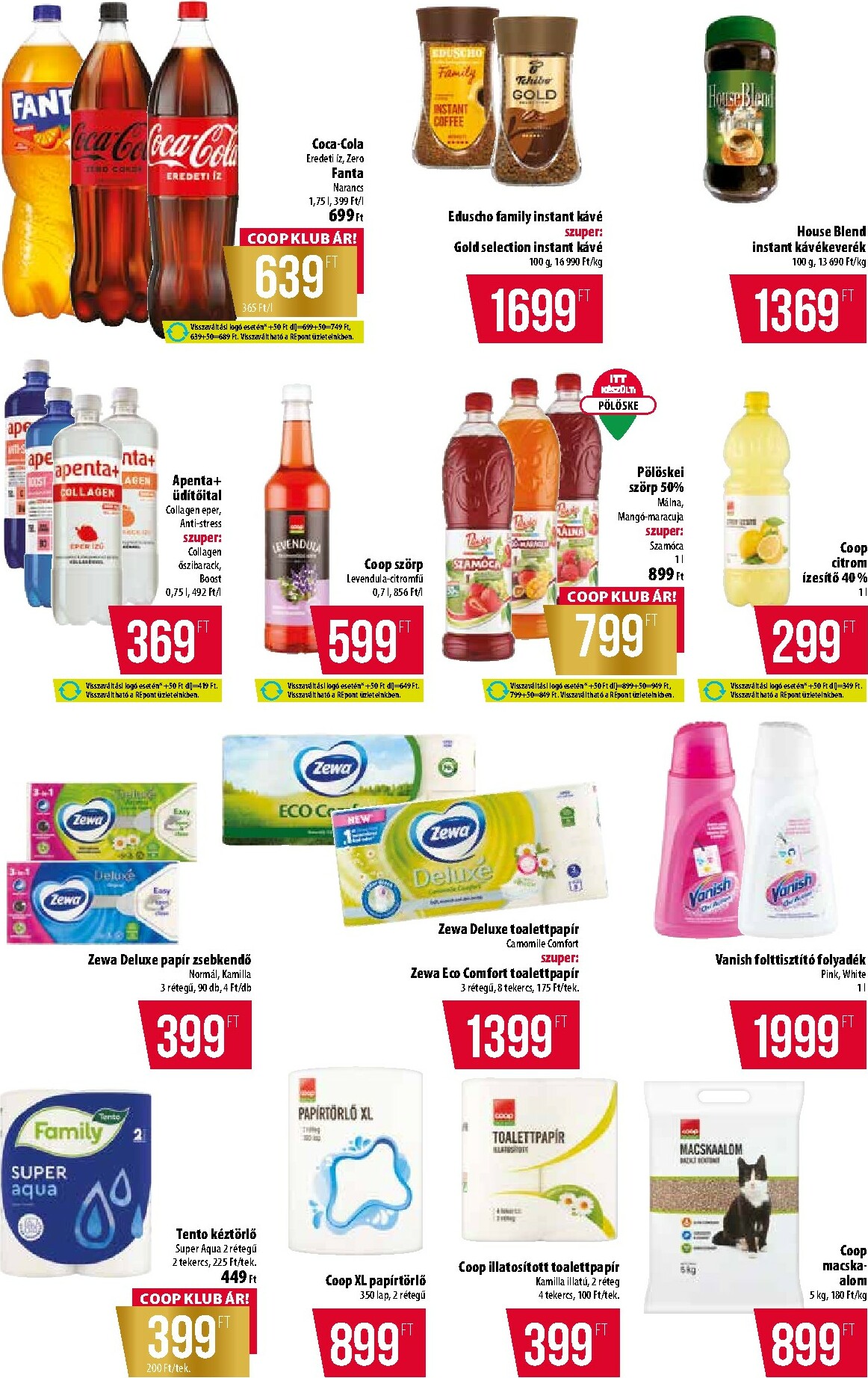 coop - Coop - Abc-Szuper akciós újság, érvényes 01.02. - 01.07. - page: 7