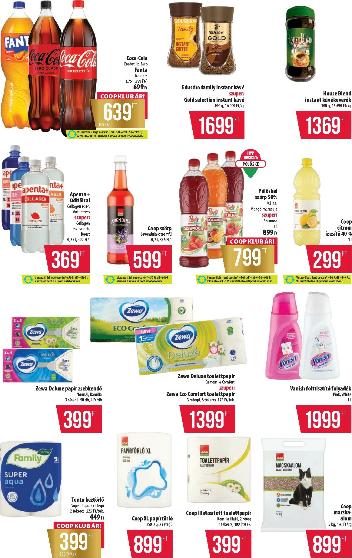 coop - Coop - Észak-Kelet Abc-Szuper akciós újság, érvényes 01.02. - 01.07. - page: 7