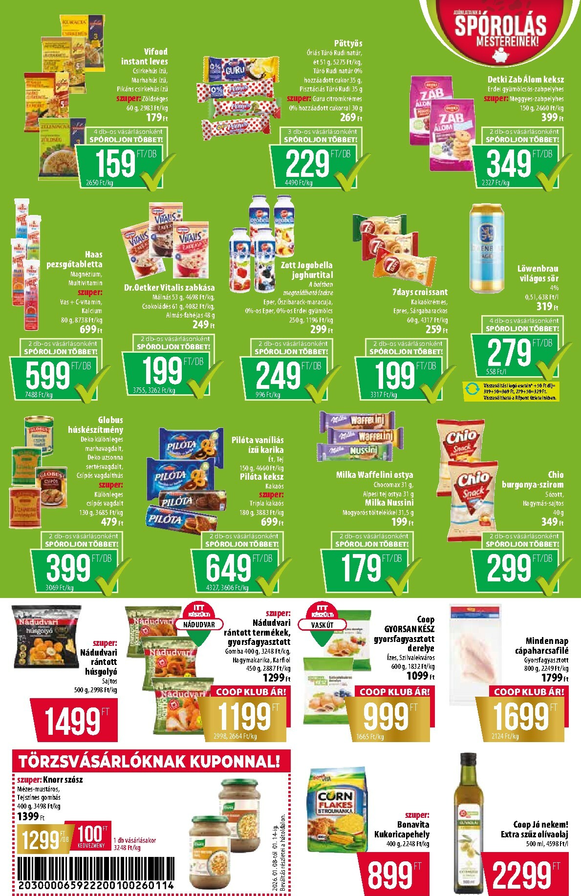 coop - Coop - Abc-Szuper akciós újság, érvényes 01.08. - 01.14. - page: 5