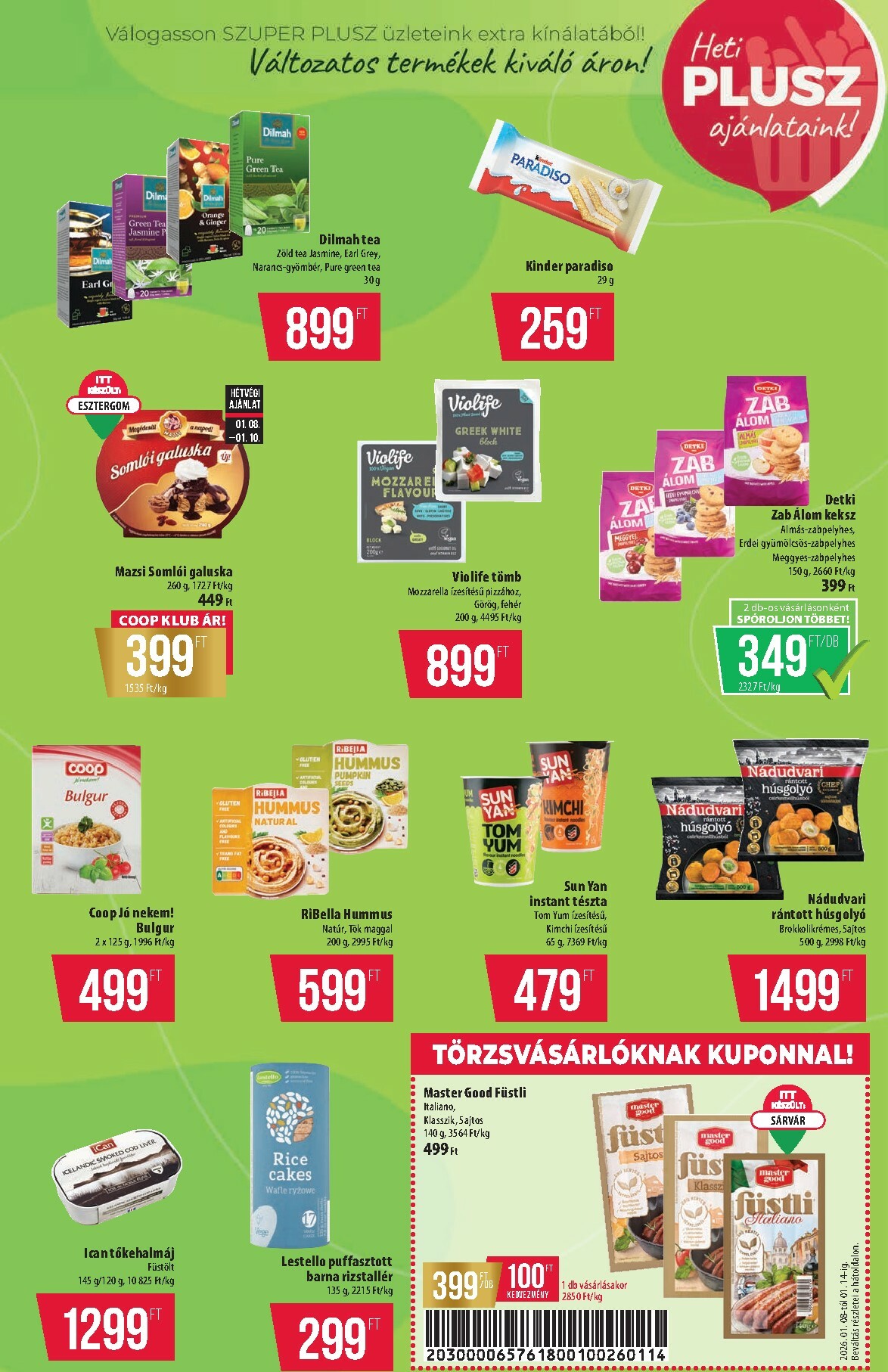 coop - Coop - Szuper Plusz Alföld akciós újság, érvényes 01.08. - 01.14. - page: 7