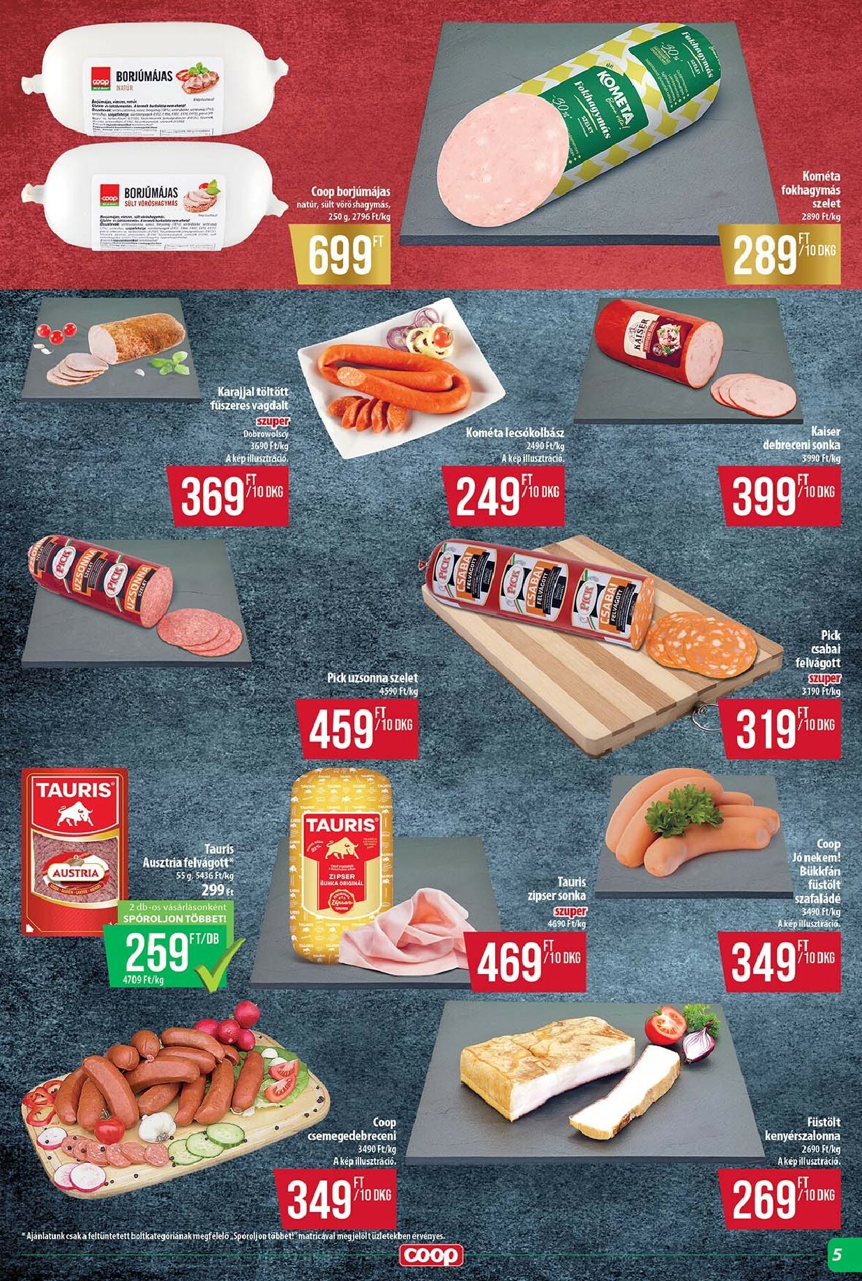 coop - Coop - Tisza - Abc-Szuper akciós újság, érvényes 01.15. - 01.21. - page: 5