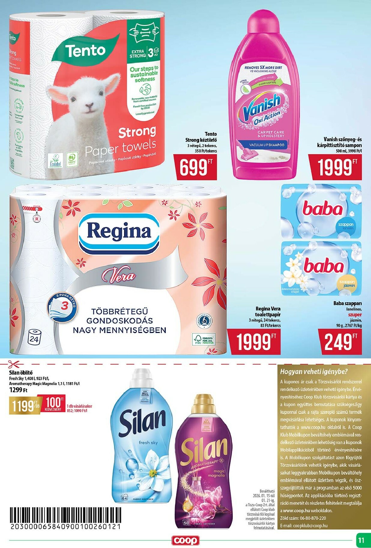 coop - Coop - Tisza - Abc-Szuper akciós újság, érvényes 01.15. - 01.21. - page: 11