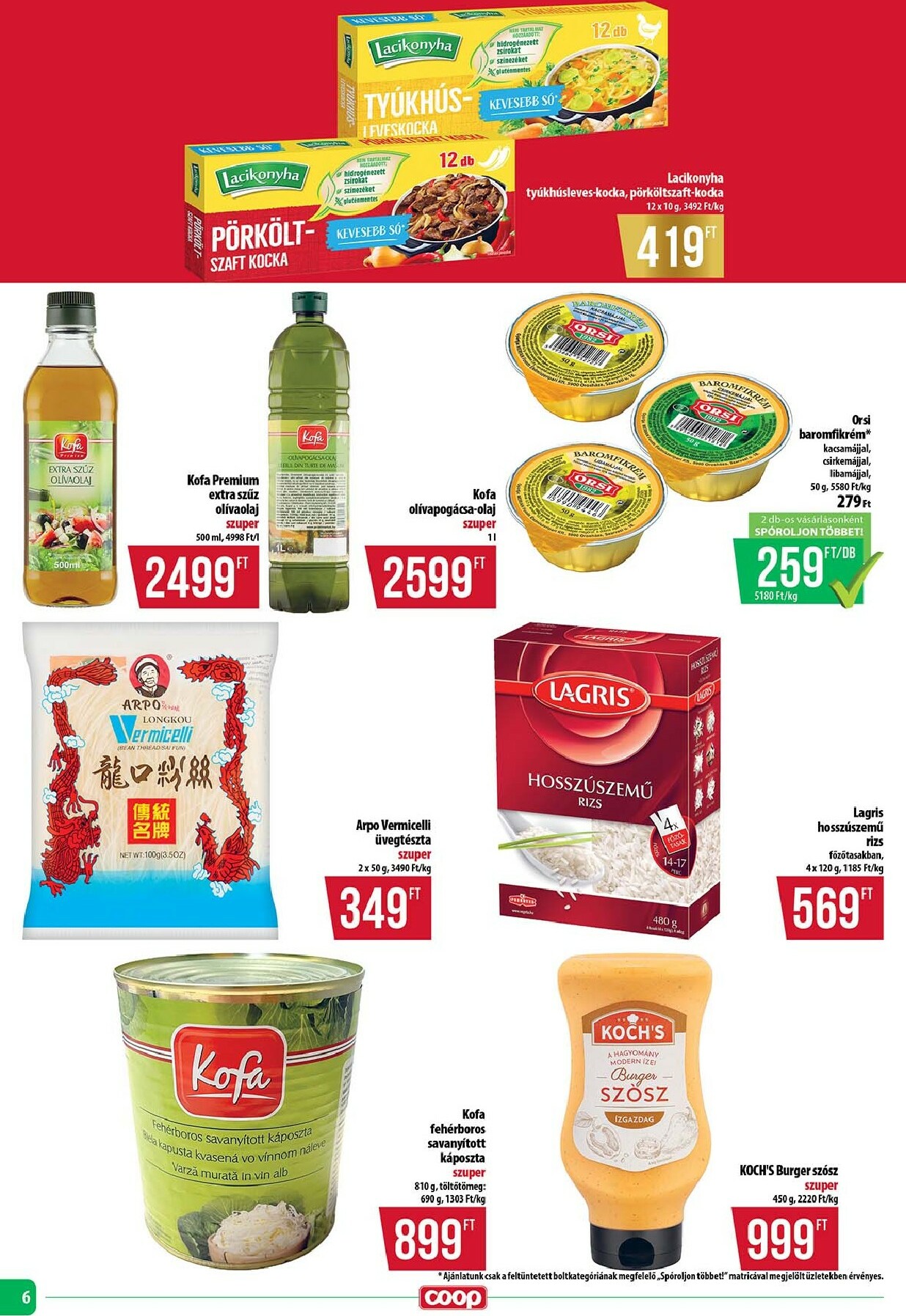 coop - Coop - Tisza - Abc-Szuper akciós újság, érvényes 01.15. - 01.21. - page: 6