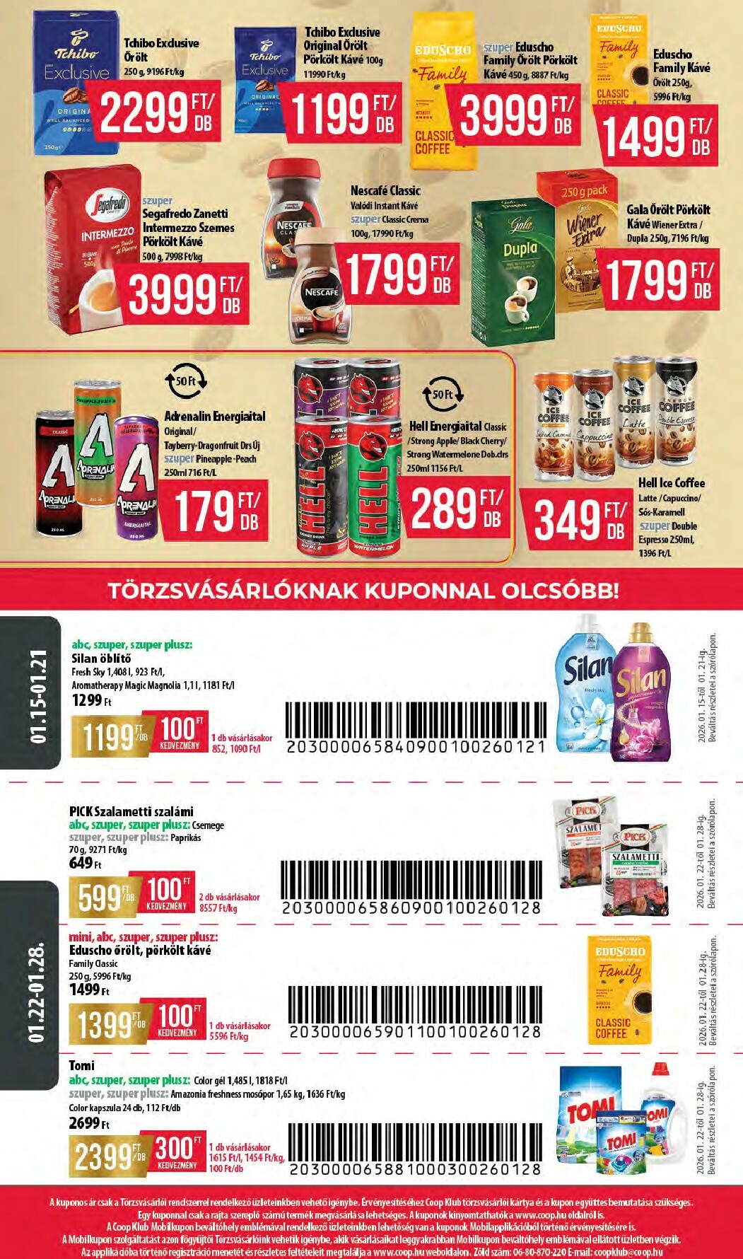 coop - Coop - Hétforrás akciós újság, érvényes 01.15. - 01.28. - page: 8