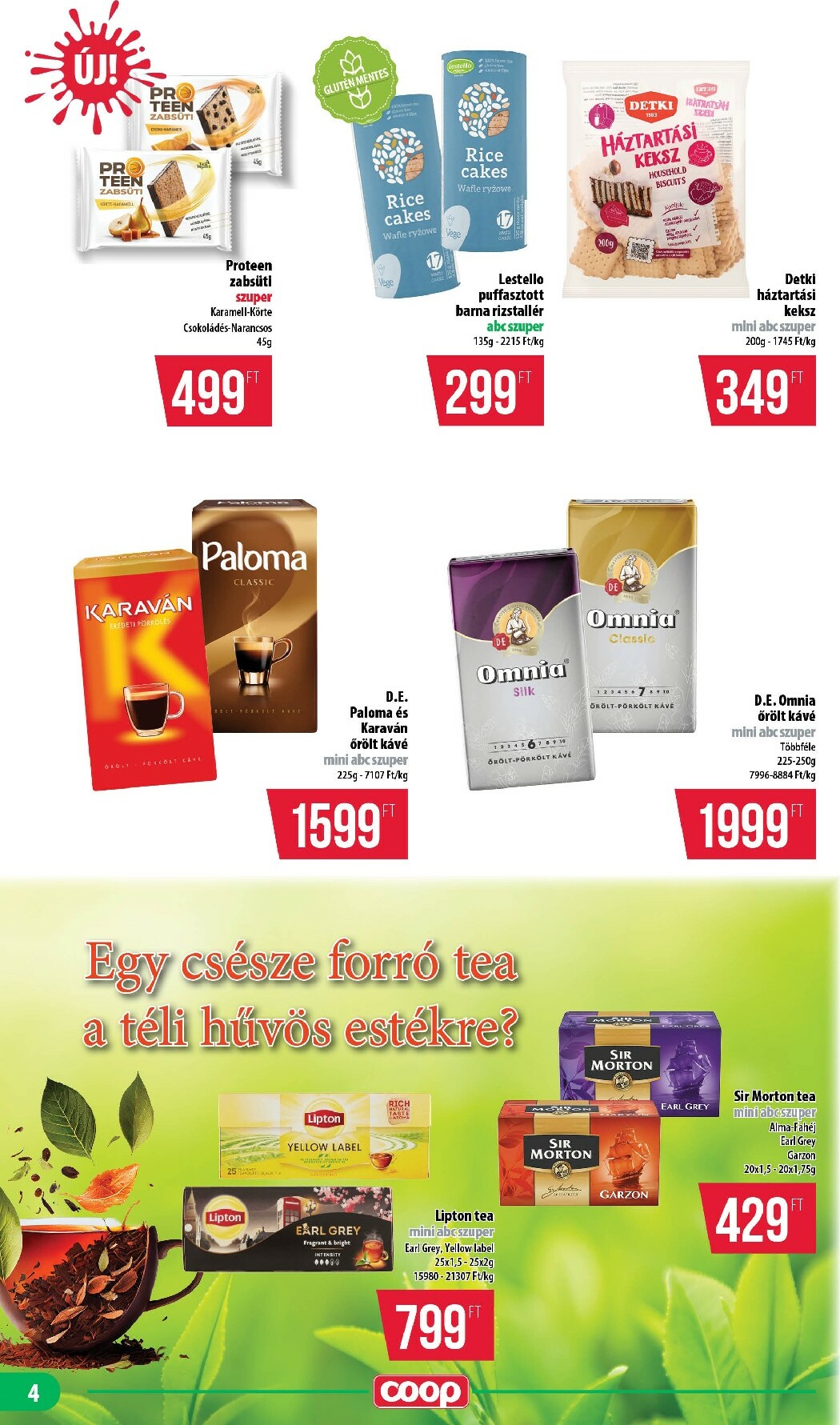 coop - Coop - Mecsek akciós újság, érvényes 01.15. - 01.21. - page: 4