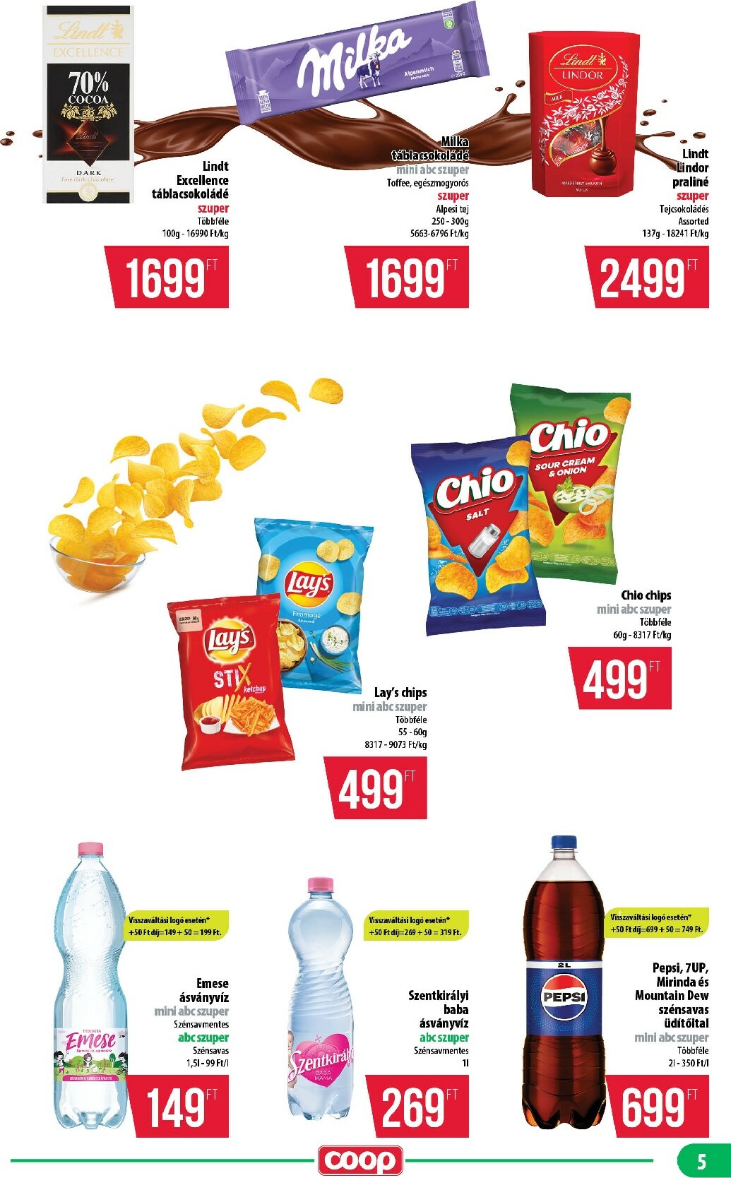 coop - Coop - Mecsek akciós újság, érvényes 01.15. - 01.21. - page: 5