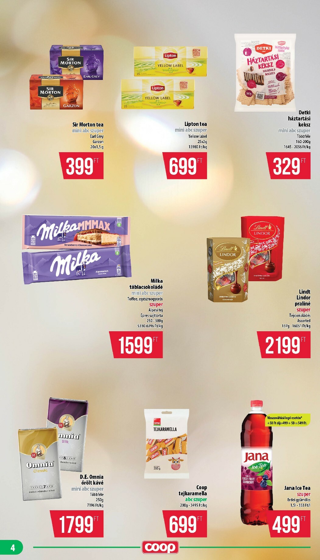 coop - Coop - Nyírzem/Szabolcs Coop akciós újság, érvényes 01.15. - 01.21. - page: 4