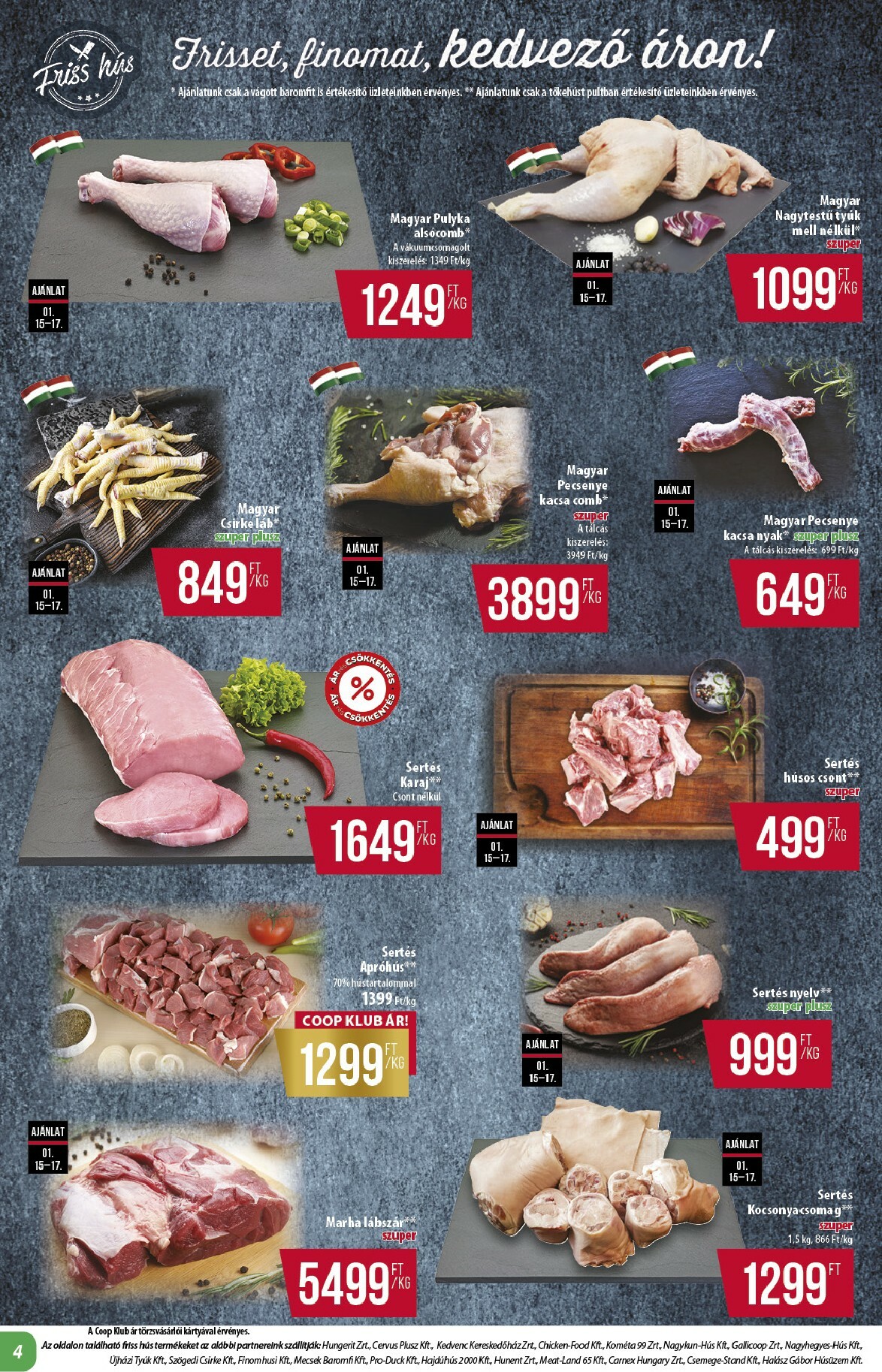 coop - Coop - Alföld akciós újság, érvényes 01.15. - 01.21. - page: 4
