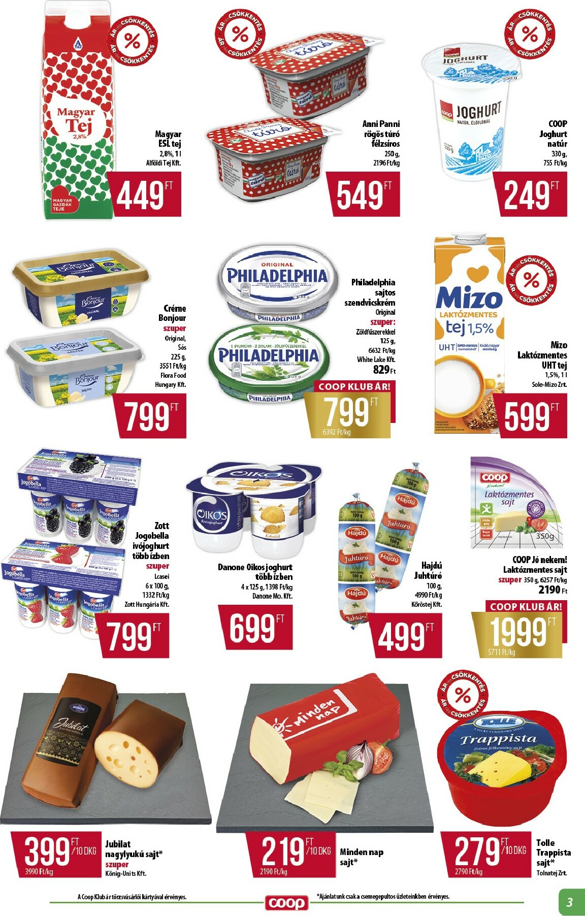 coop - Coop - Alföld akciós újság, érvényes 01.15. - 01.21. - page: 3